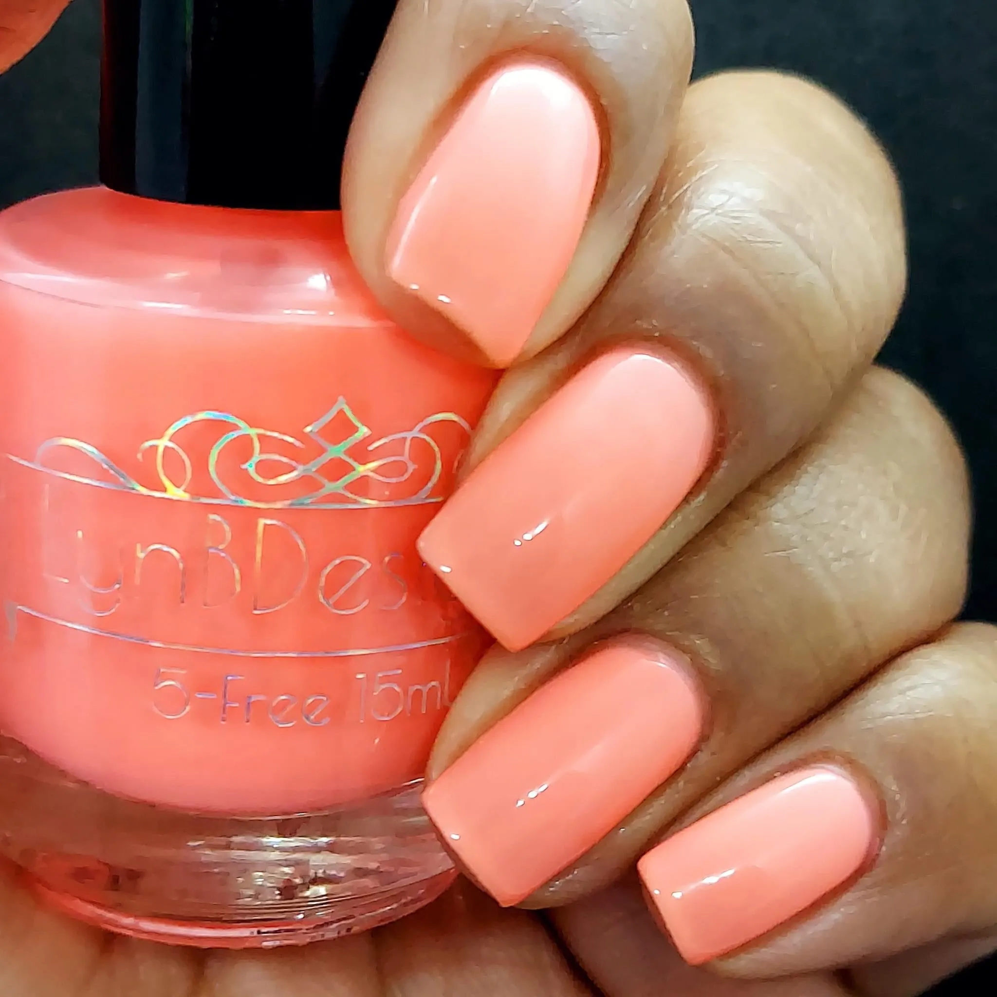 A Peach of My Heart from the “Tonally Awesome" Nail Polish Collection 15ml 5-Free