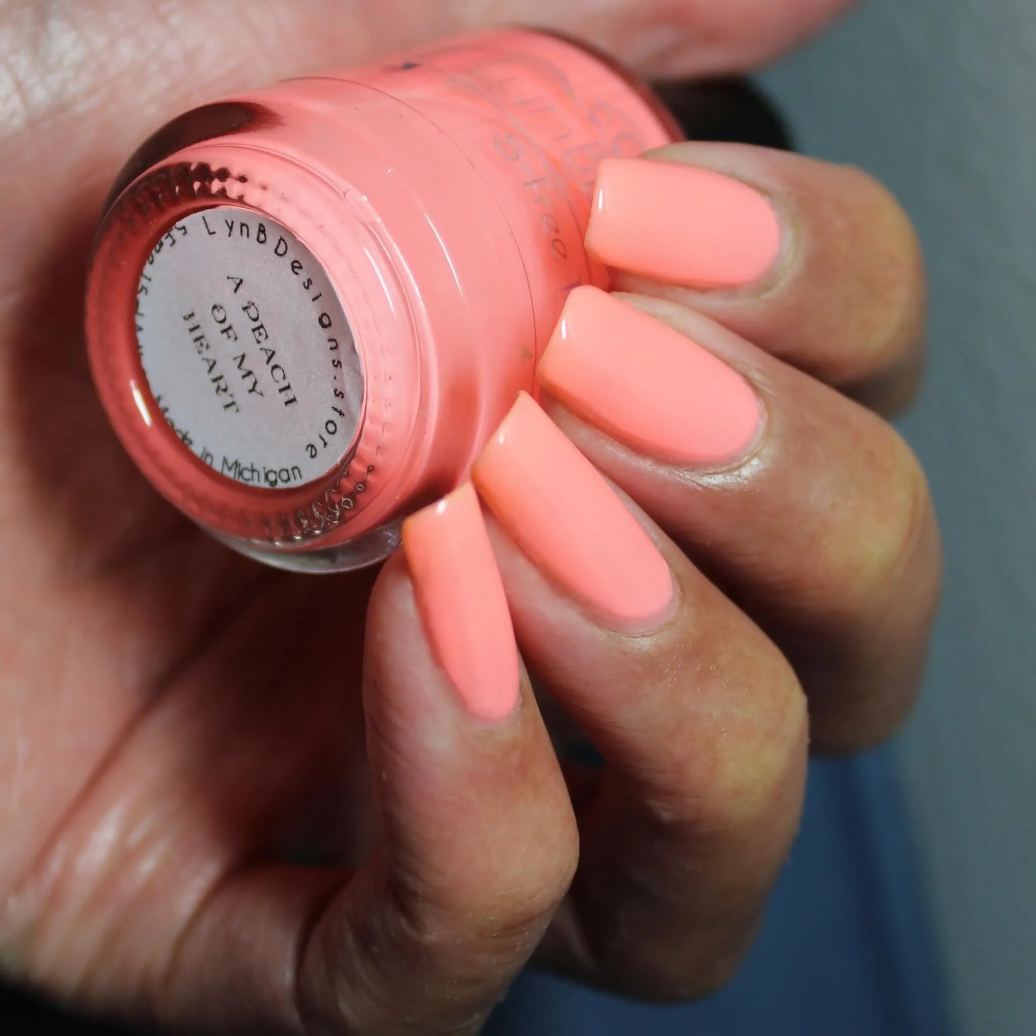 A Peach of My Heart from the “Tonally Awesome" Nail Polish Collection 15ml 5-Free