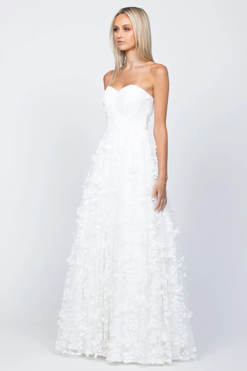 ADELA SWEETHEART PETAL BALL GOWN