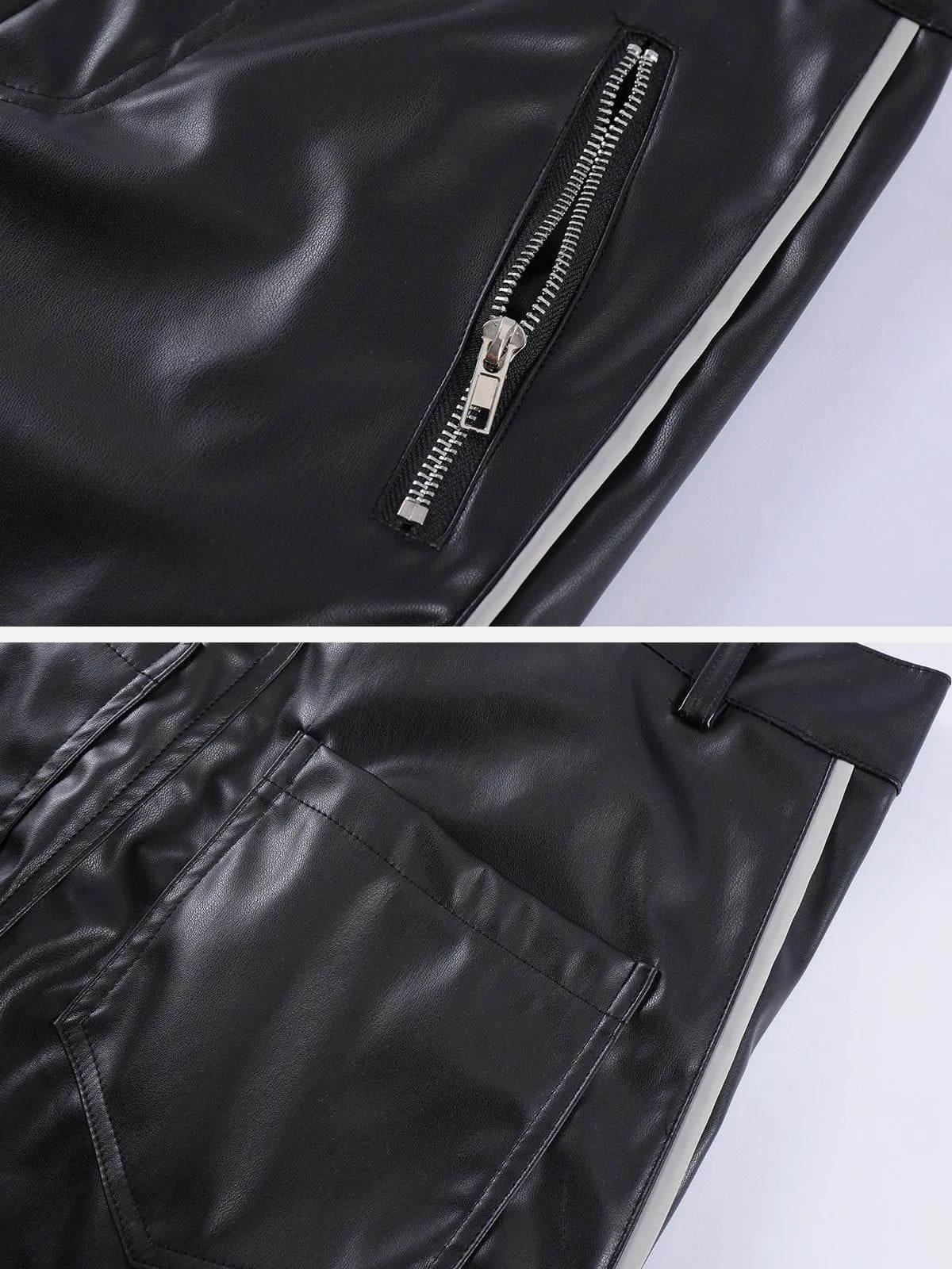 AlanBalen® - Colorblock Zipper Pants