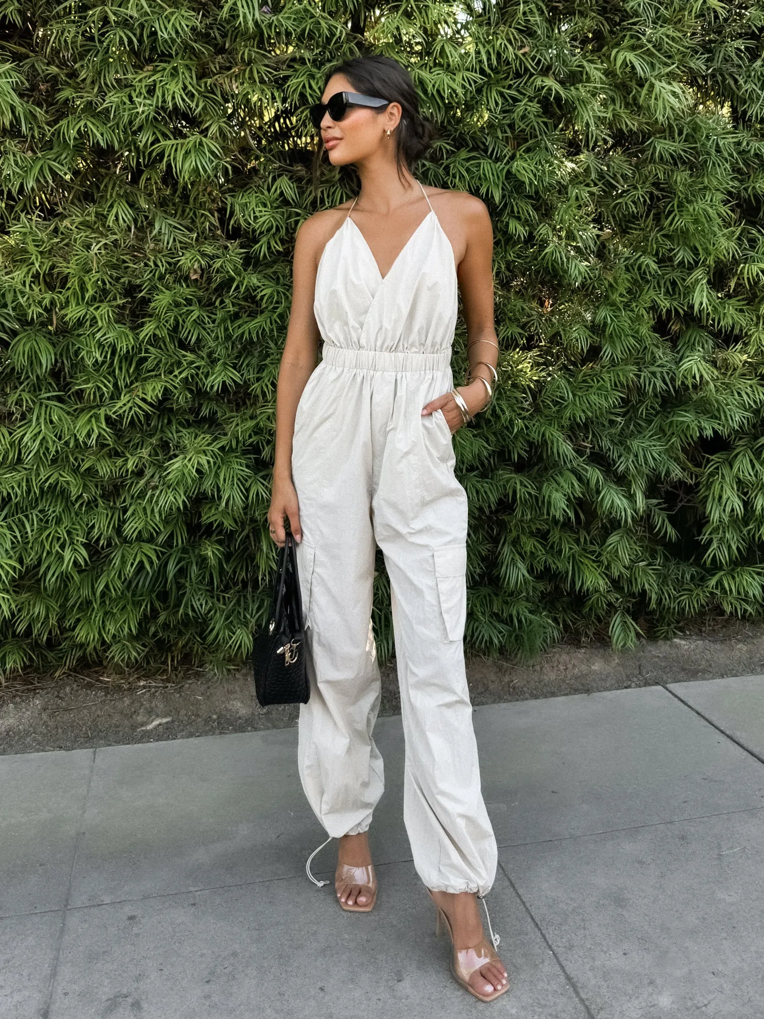 All About Confidence Cargo Jumpsuit - Final Sale