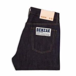 B-02 STRAIGHT 13 oz. brown cotton selvedge