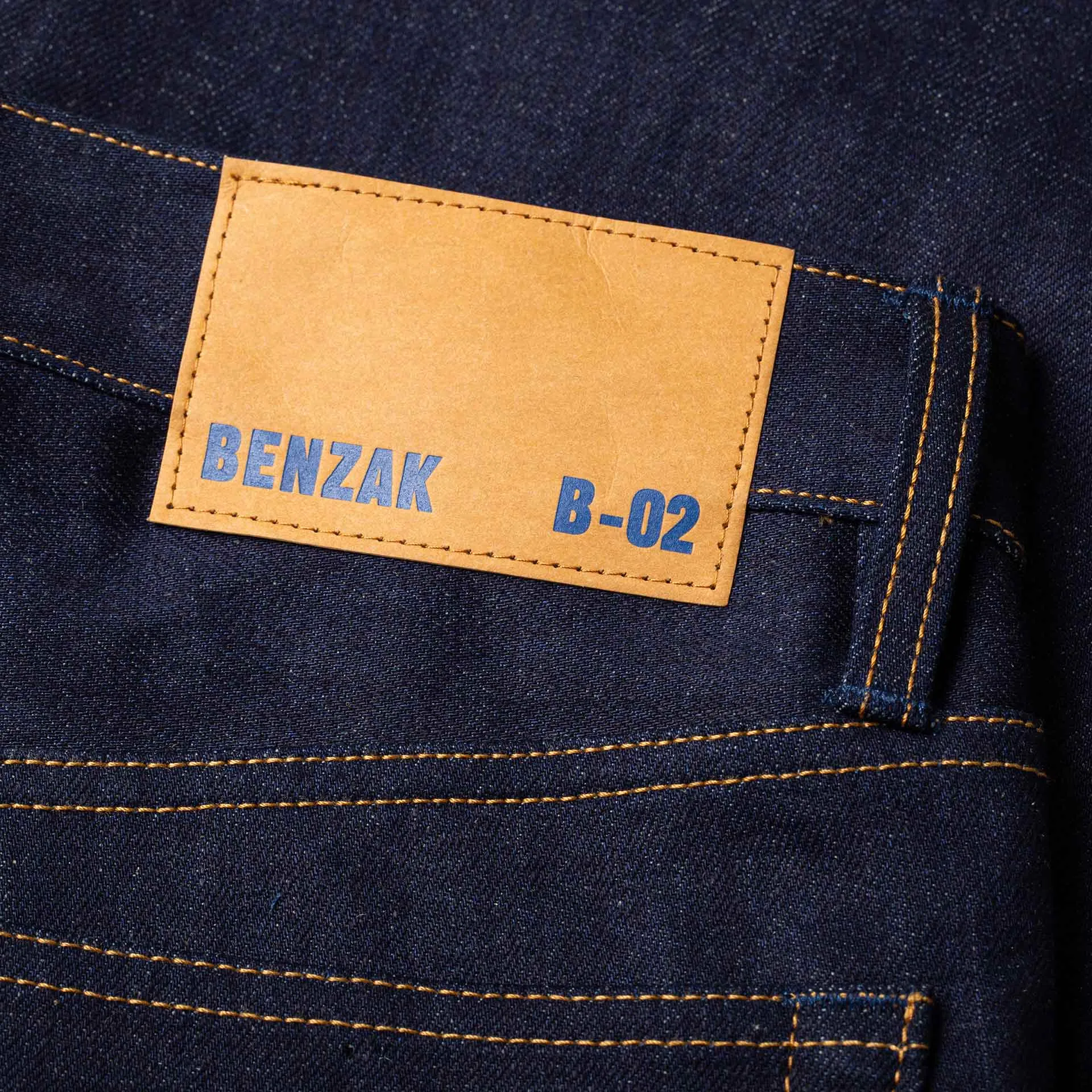 B-02 STRAIGHT 14 oz. easy fade hemp selvedge