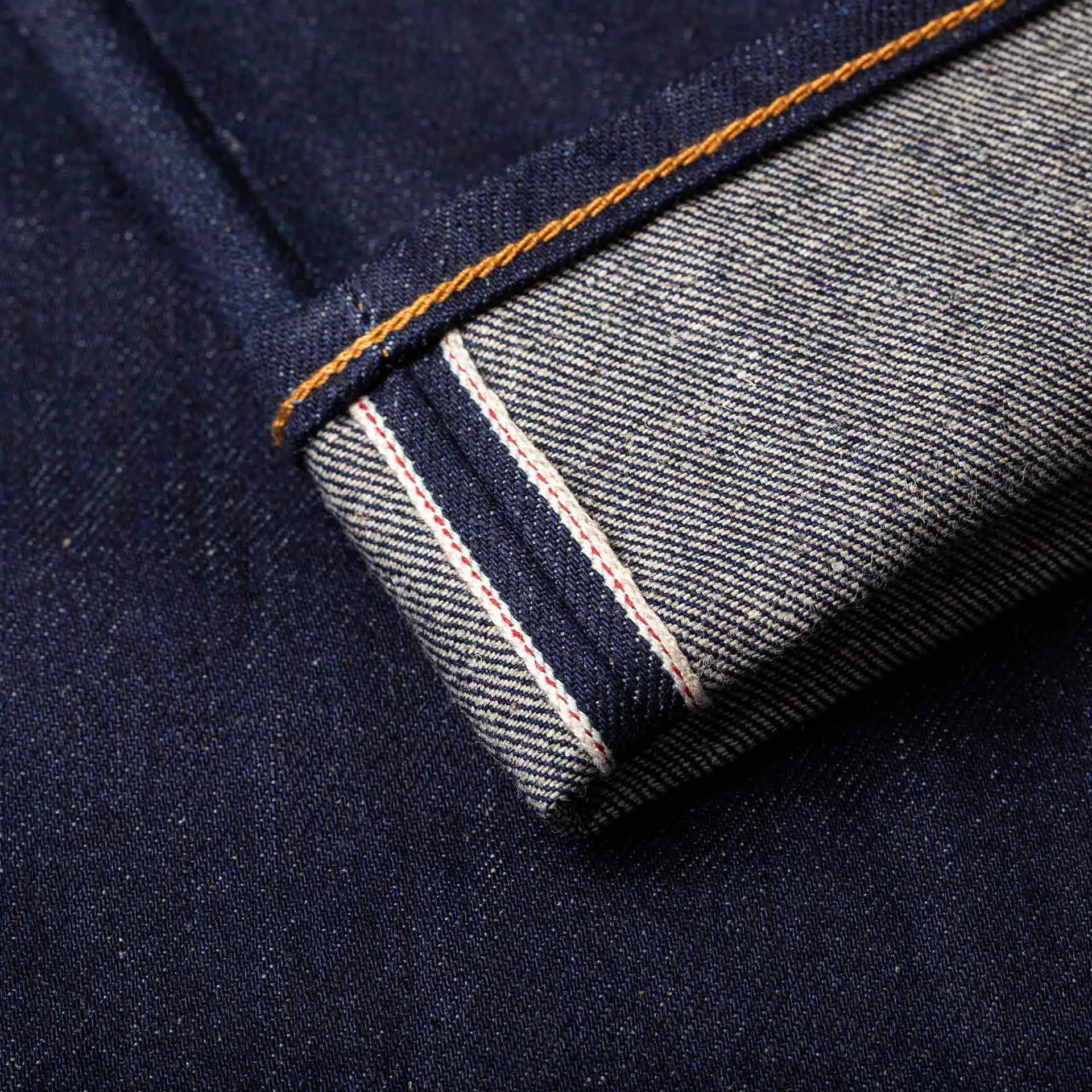 B-02 STRAIGHT 14 oz. easy fade hemp selvedge