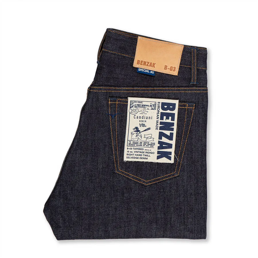 B-03 TAPERED special #2 15 oz. vintage indigo selvedge