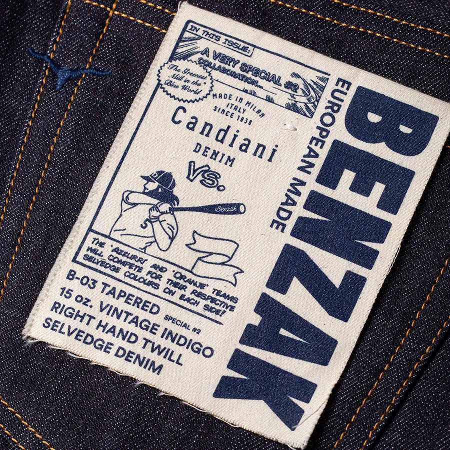 B-03 TAPERED special #2 15 oz. vintage indigo selvedge