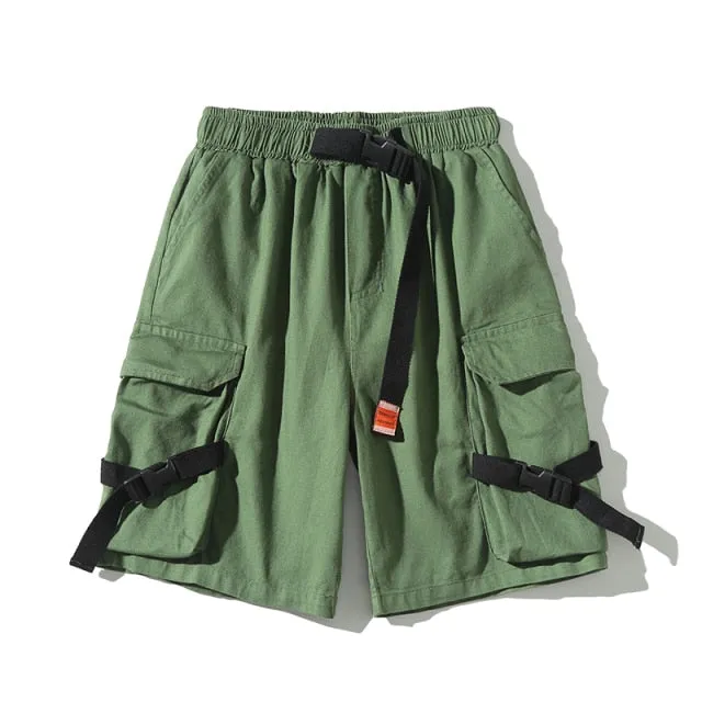 Big Pocket Ribbons Cargo Shorts