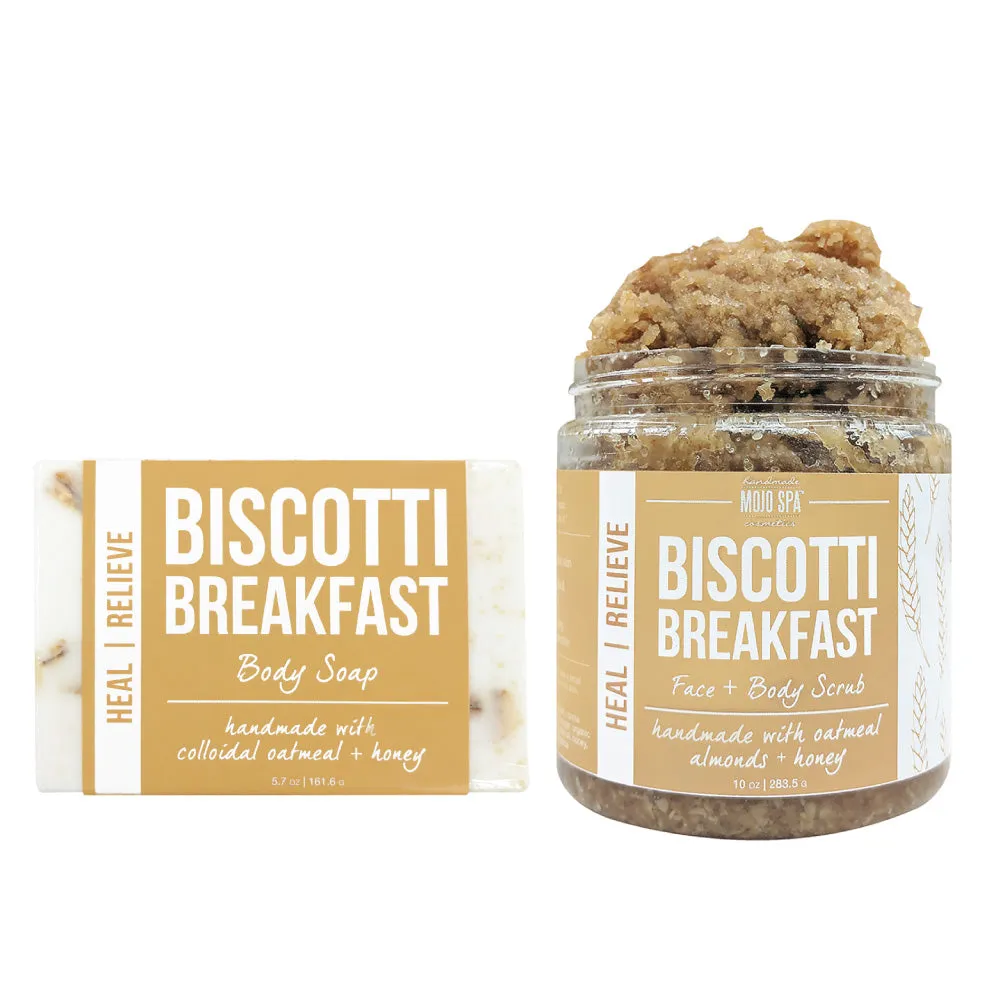 Biscotti Breakfast Scrub & Soap Gift Set