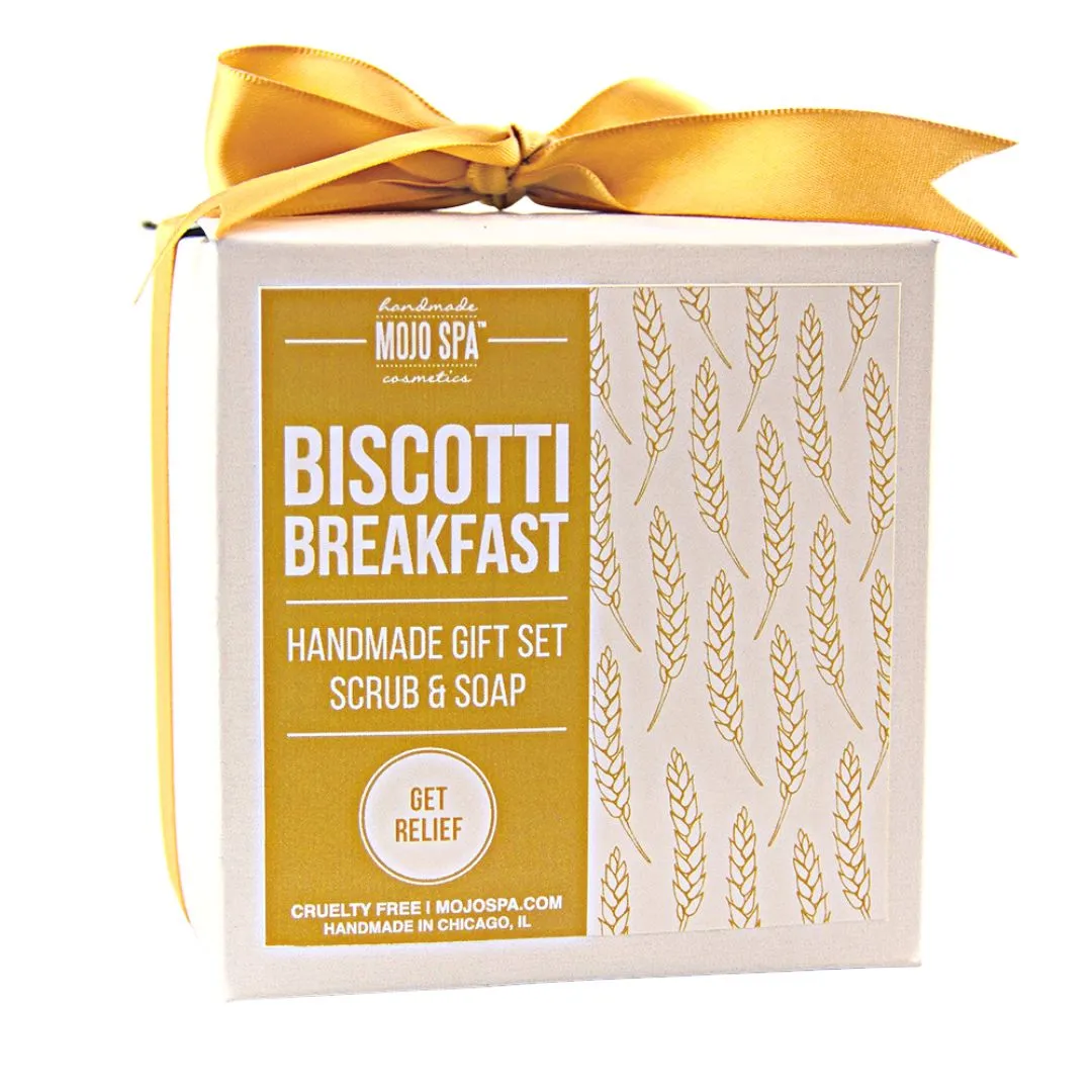 Biscotti Breakfast Scrub & Soap Gift Set