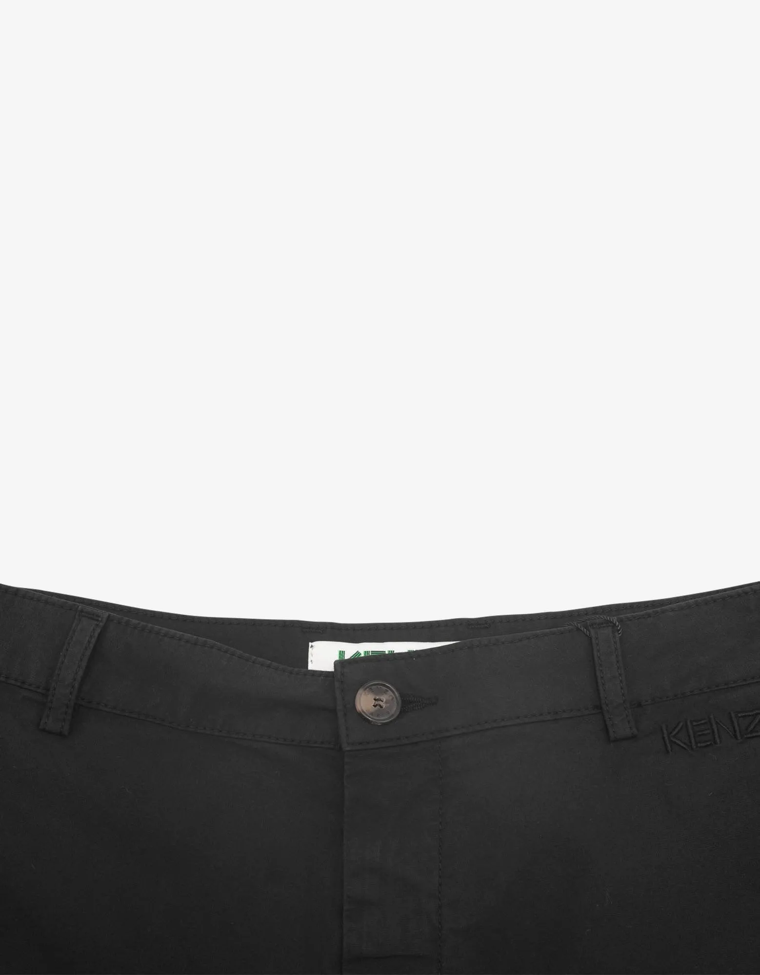 Black Logo Chino Shorts