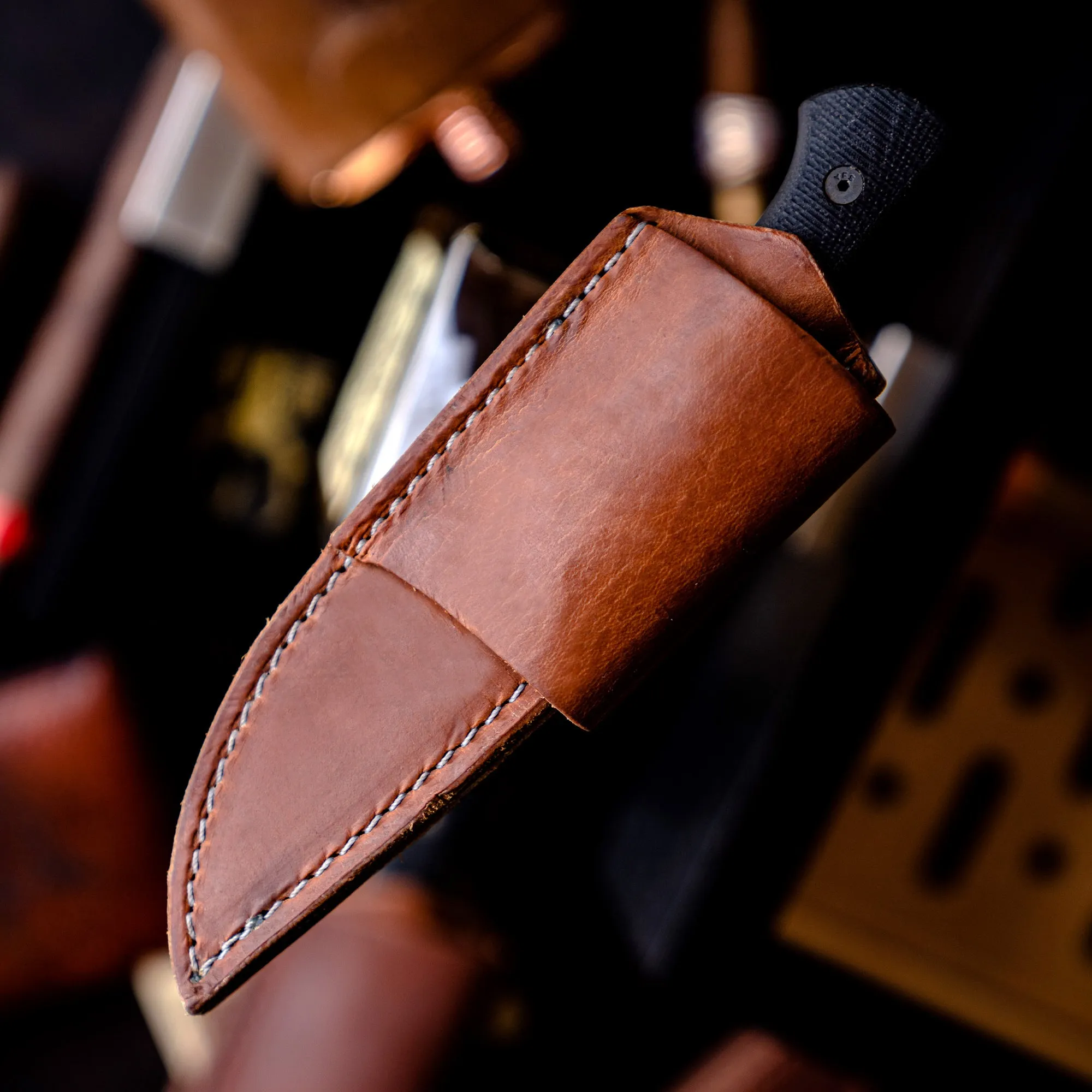 BLACKFOOT 2.0 LEATHER SHEATH - HORIZONTAL CARRY