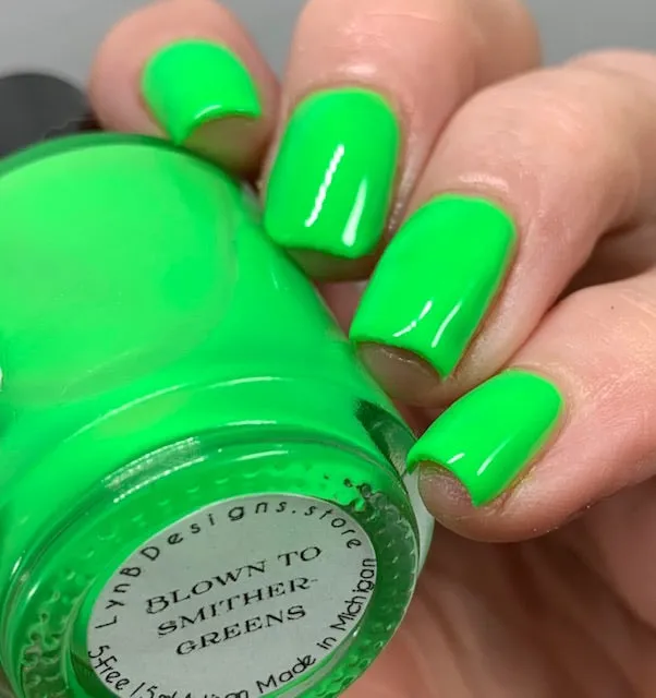 Blown to Smither Greens from the “Tonally Awesome" Nail Polish Collection 15ml 5-Free