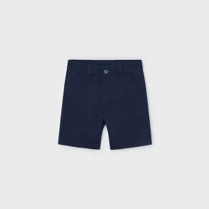 Boys Basic Twill Chino Short | Navy