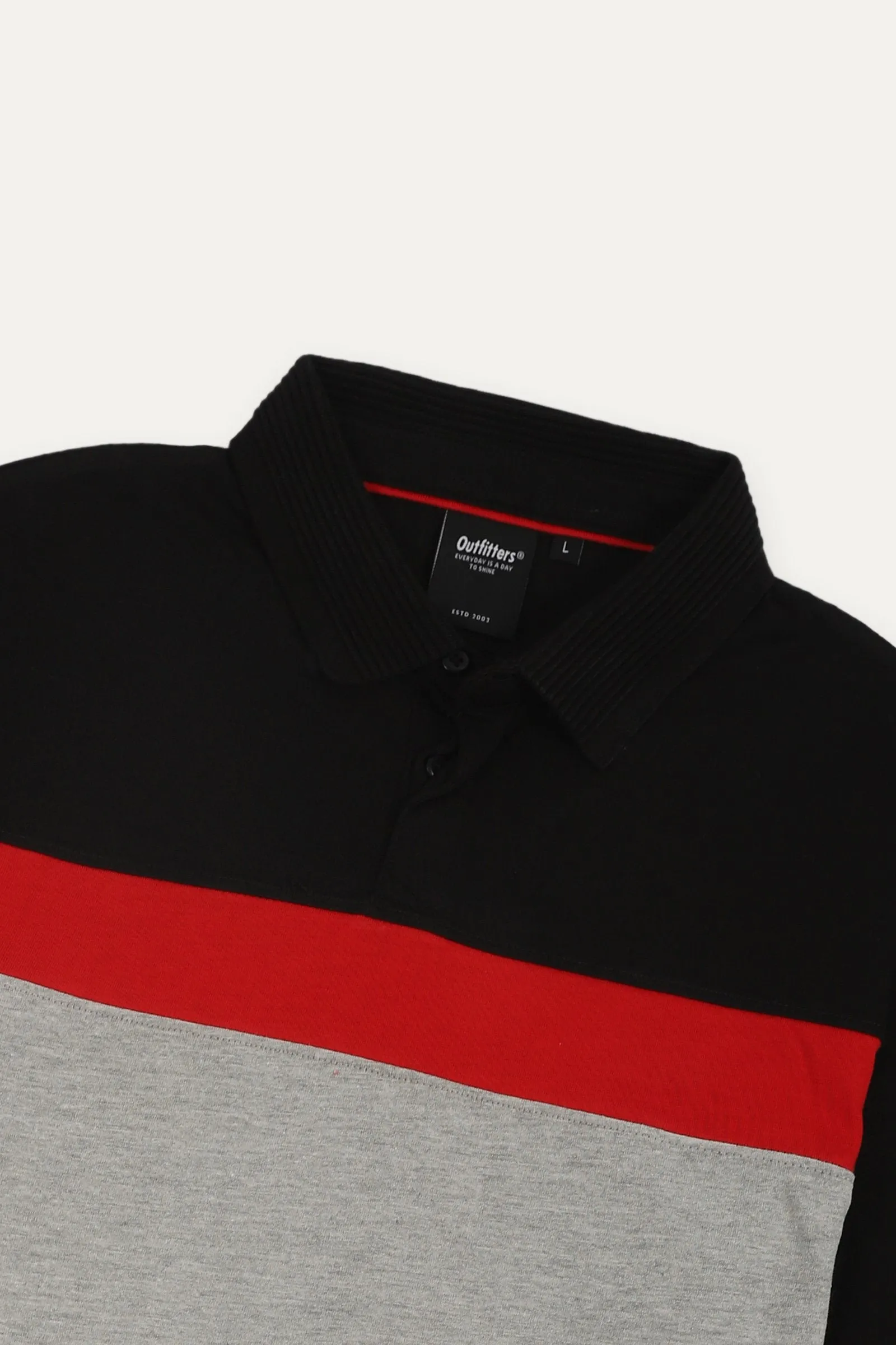 Buttoned Collar Polo Shirt