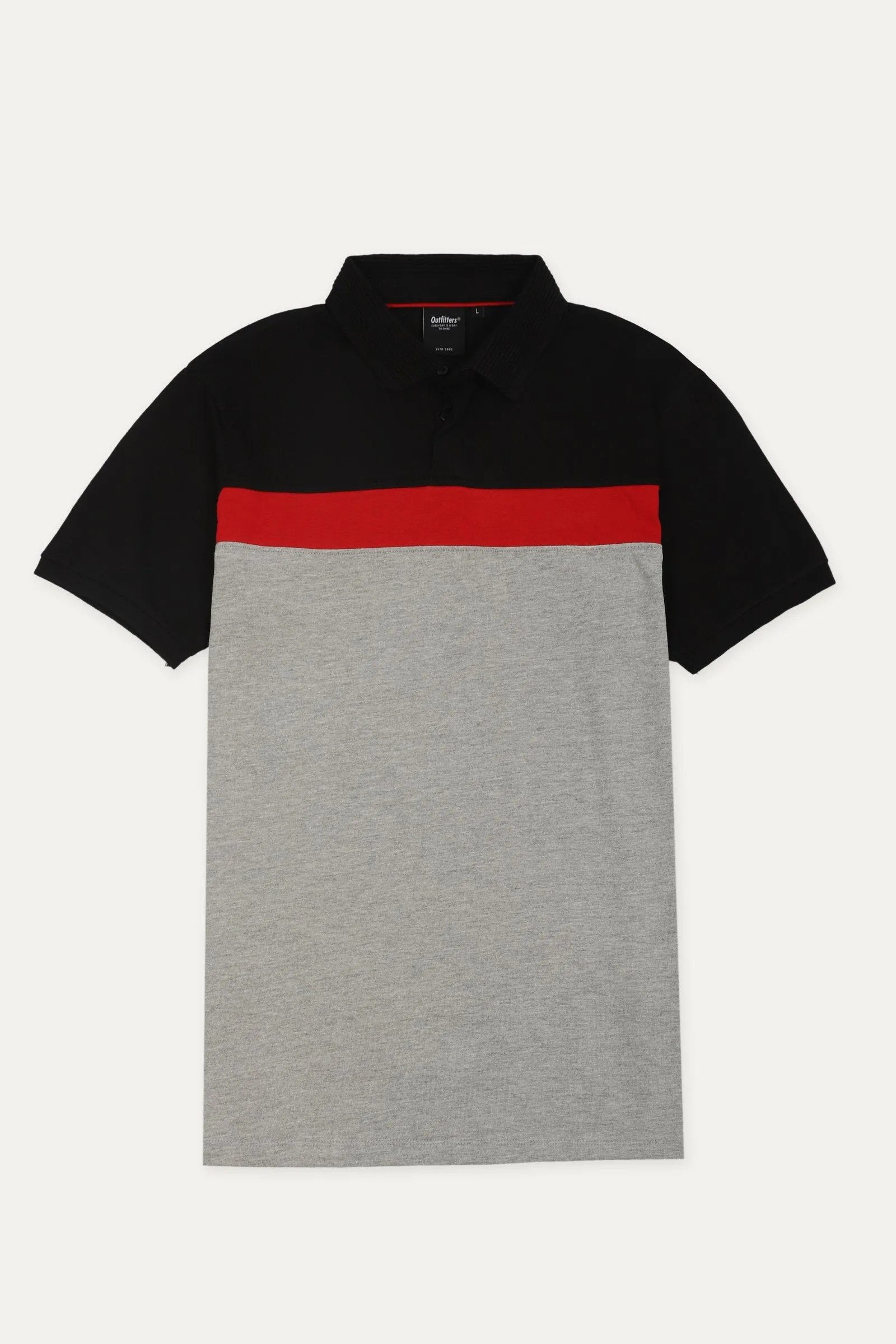 Buttoned Collar Polo Shirt