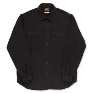 BWS-04 SCOUT OVERSHIRT 9.5 oz. black military sateen [CORE]