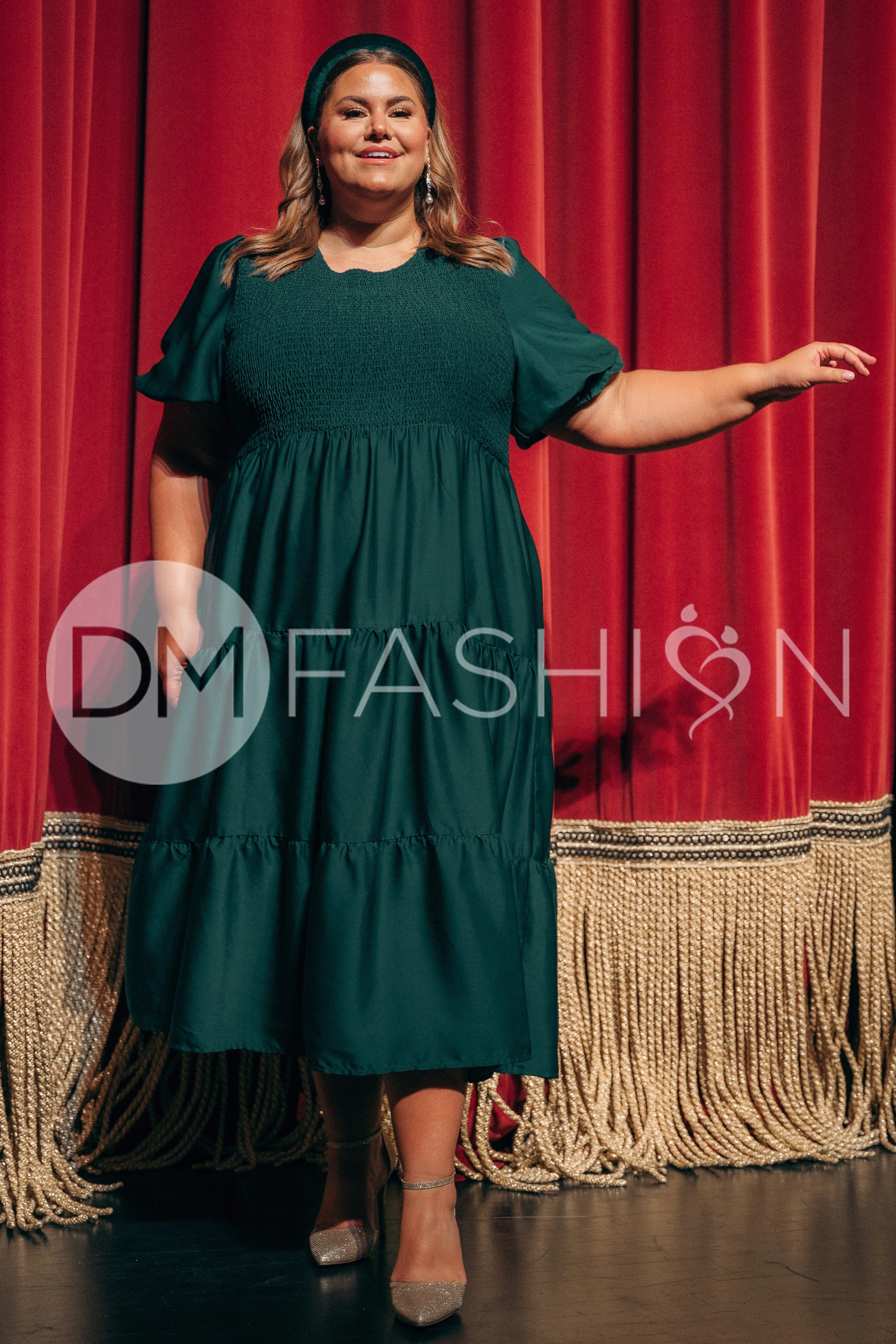 Calliope Emerald Dress - DM Exclusive - Maternity Friendly - Pre Order