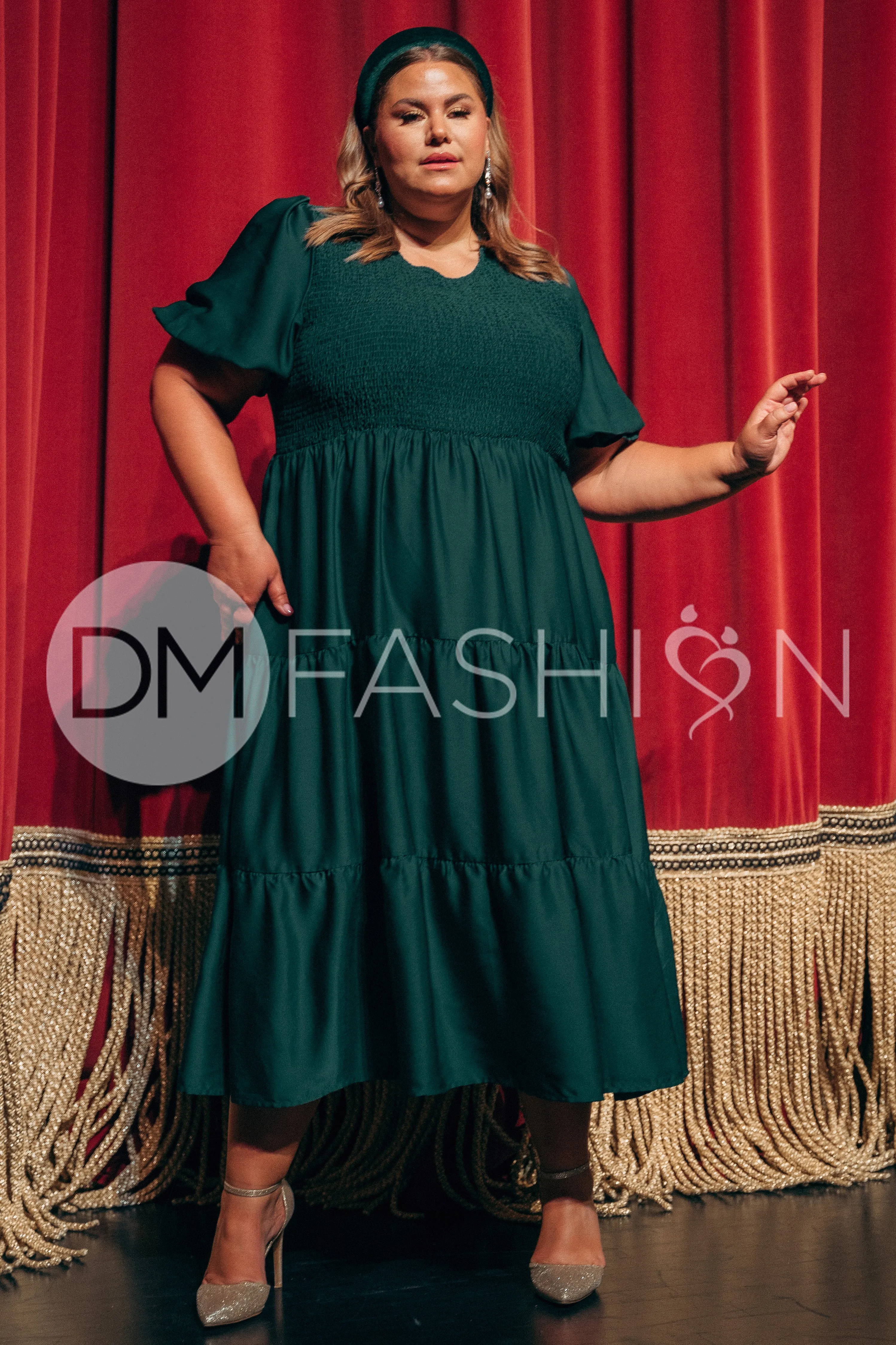 Calliope Emerald Dress - DM Exclusive - Maternity Friendly - Pre Order