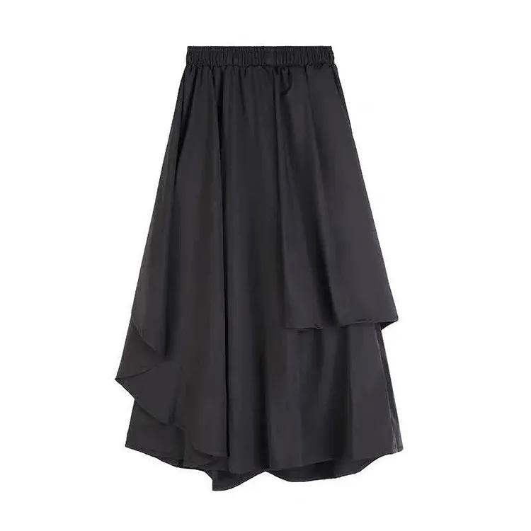 Casual Irregular High Waist Wide Leg Palazzo Pants