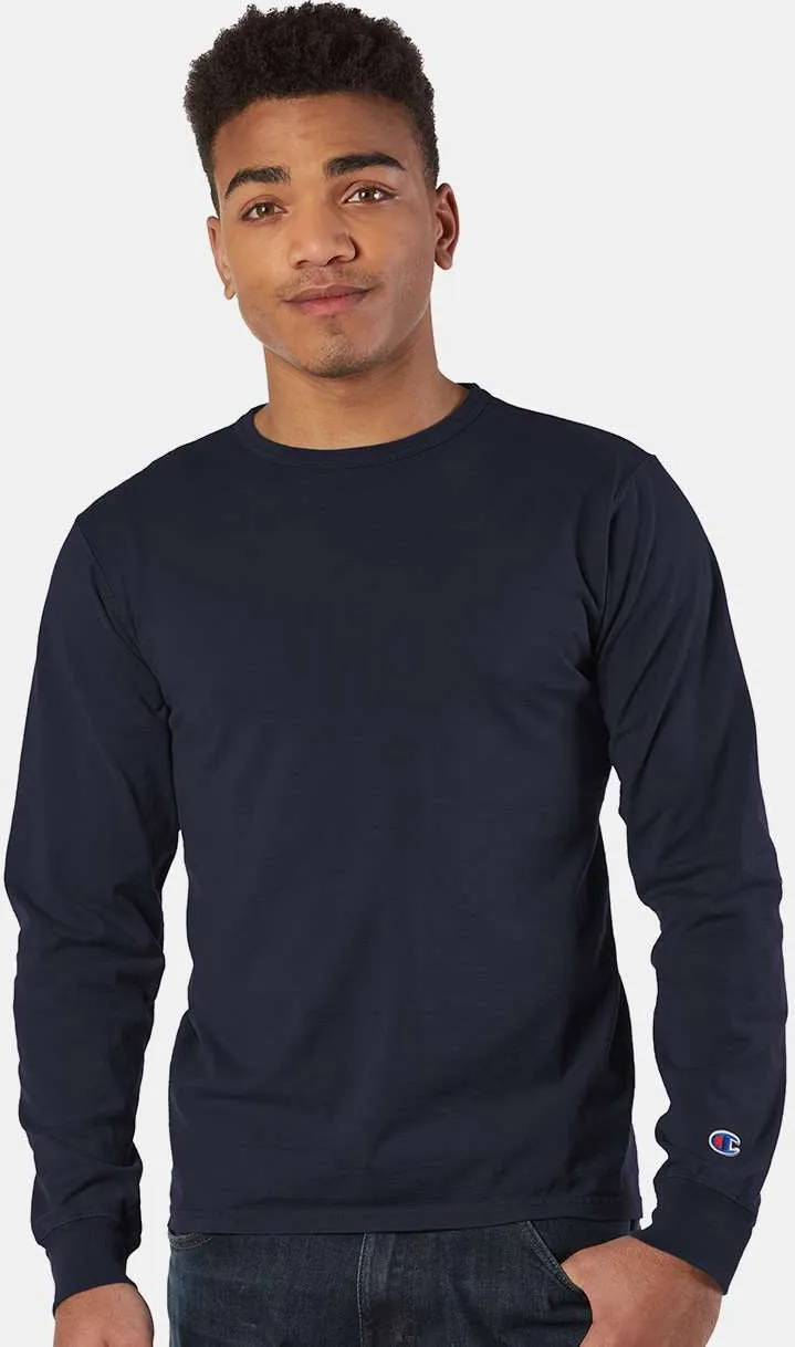 Champion Garment Dyed Long Sleeve T-Shirt