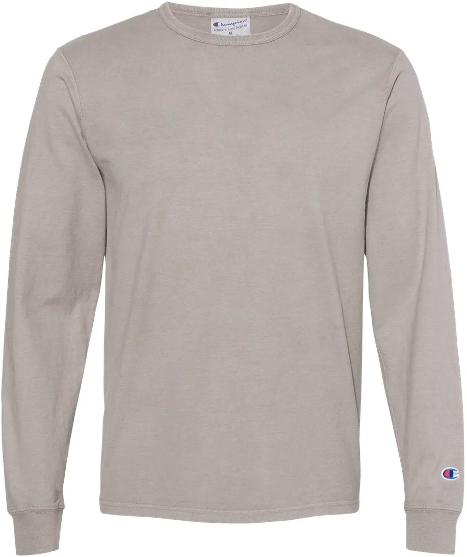 Champion Garment Dyed Long Sleeve T-Shirt