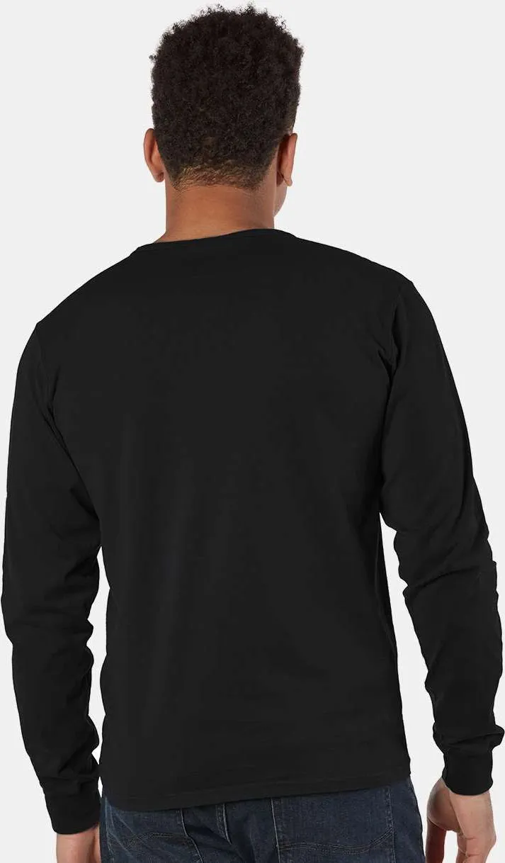 Champion Garment Dyed Long Sleeve T-Shirt