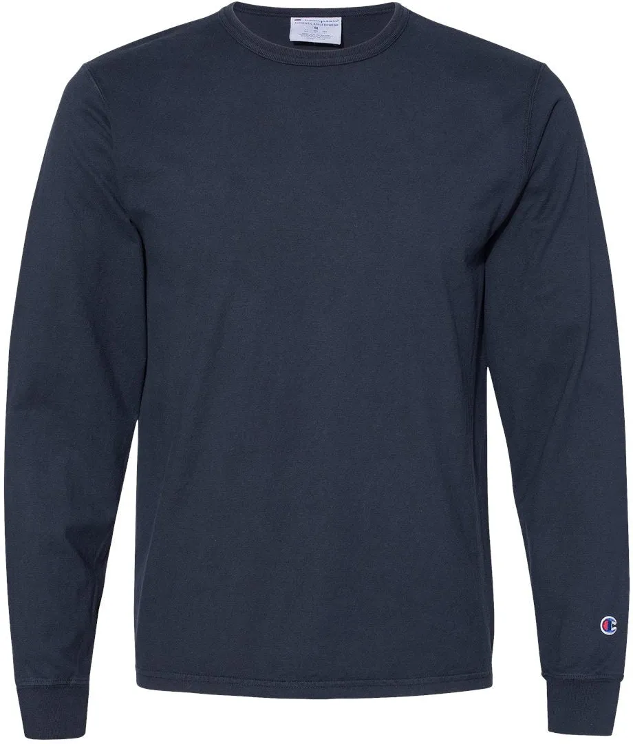 Champion Garment Dyed Long Sleeve T-Shirt