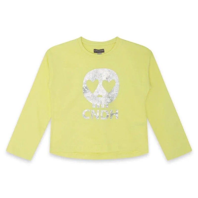 CLEARANCE SALE - Canada House - Girls Lime T-Shirt