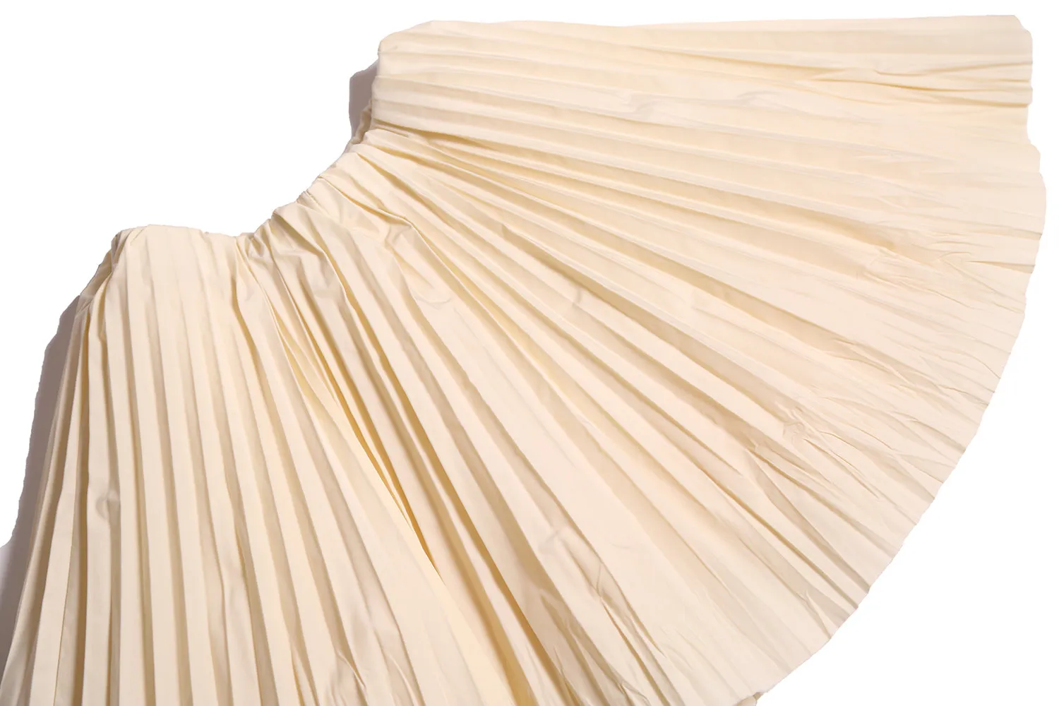 CRUSH PLEATED TWIRL SKIRT