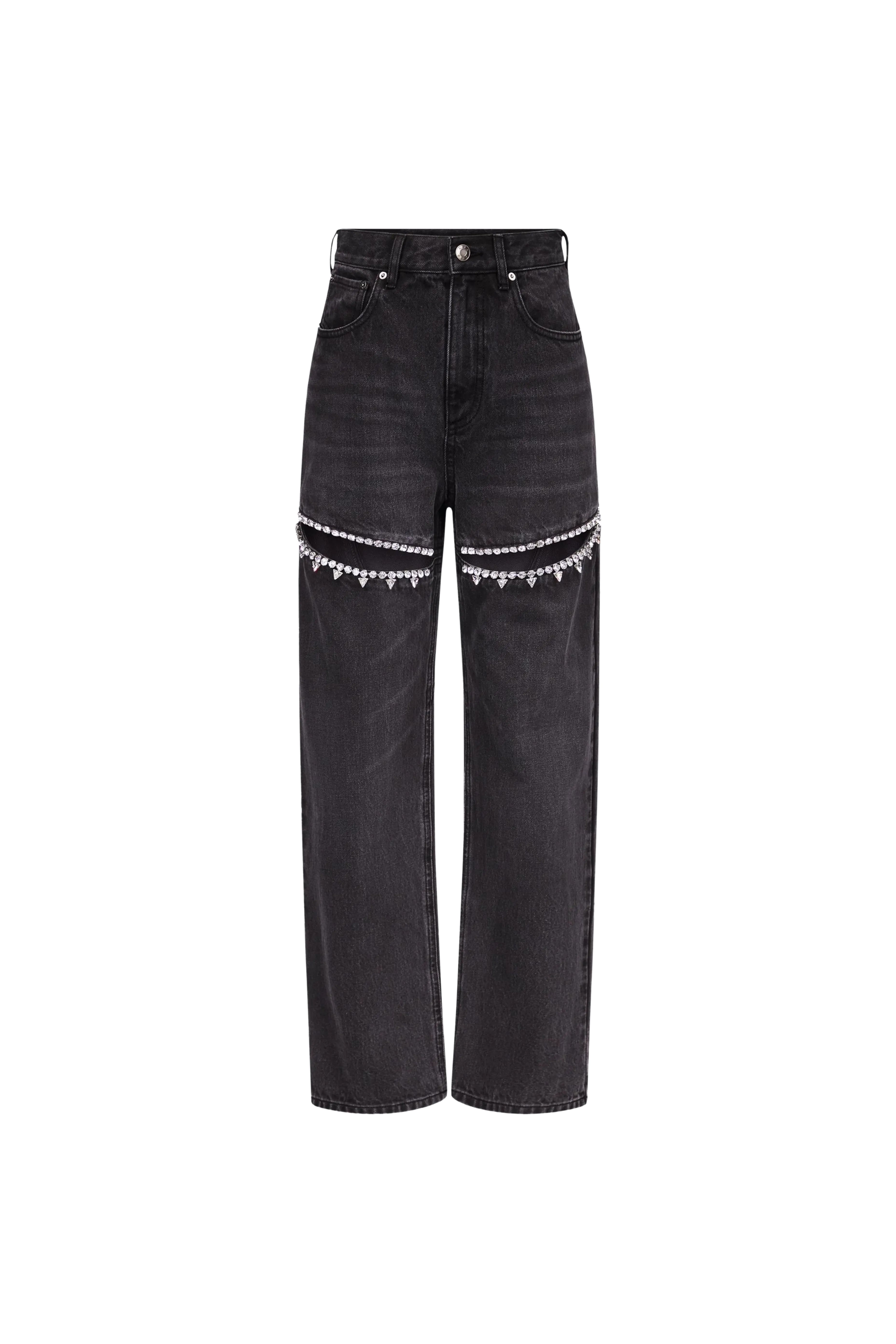 Crystal Slit Jean