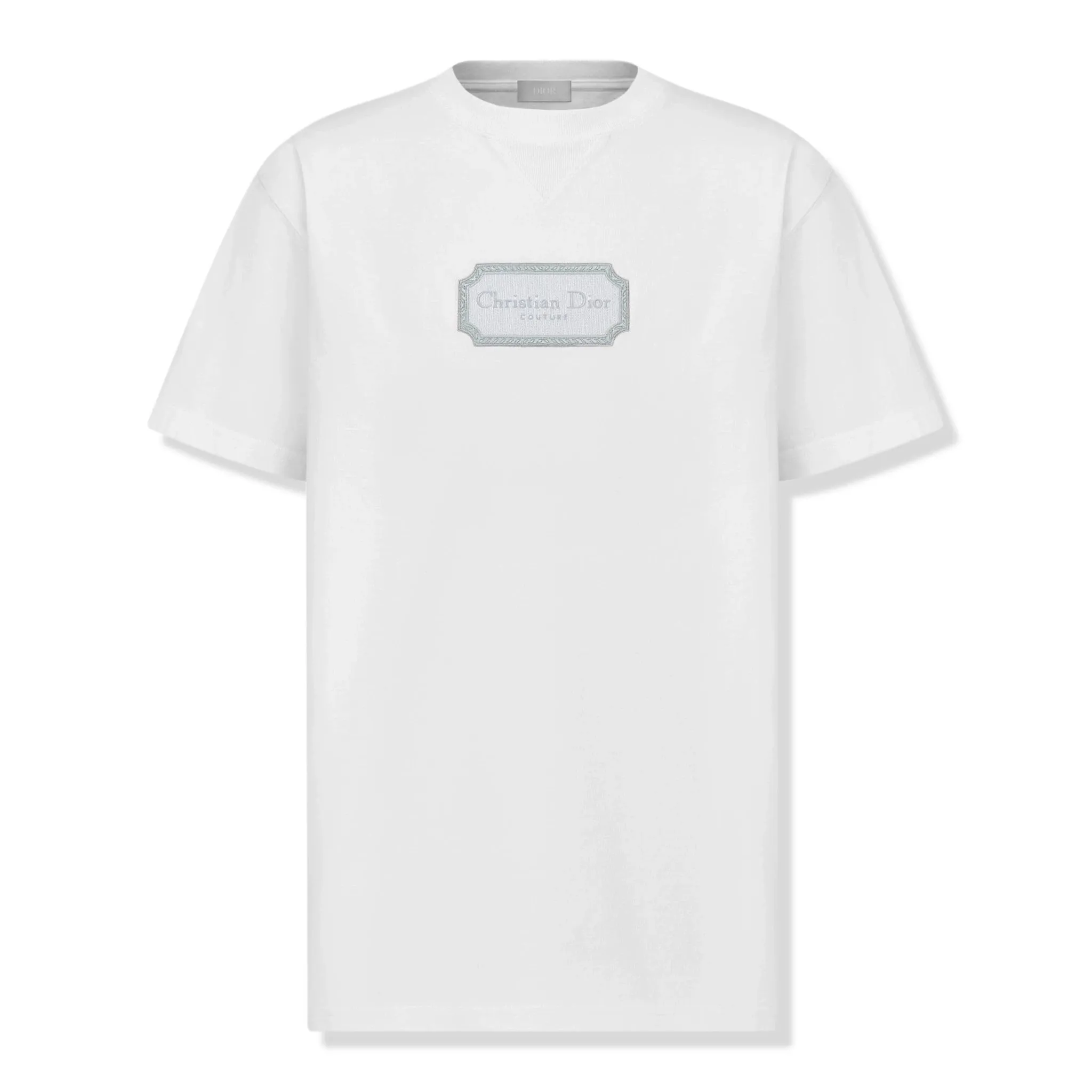 Dior Couture Relaxed Fit Cotton White T Shirt