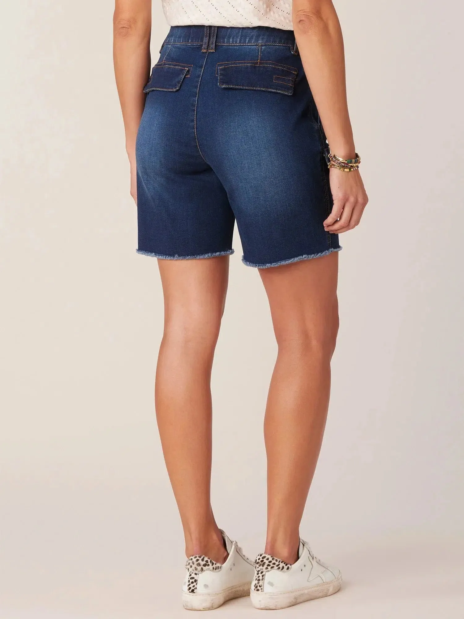 Double Button Cargo Short