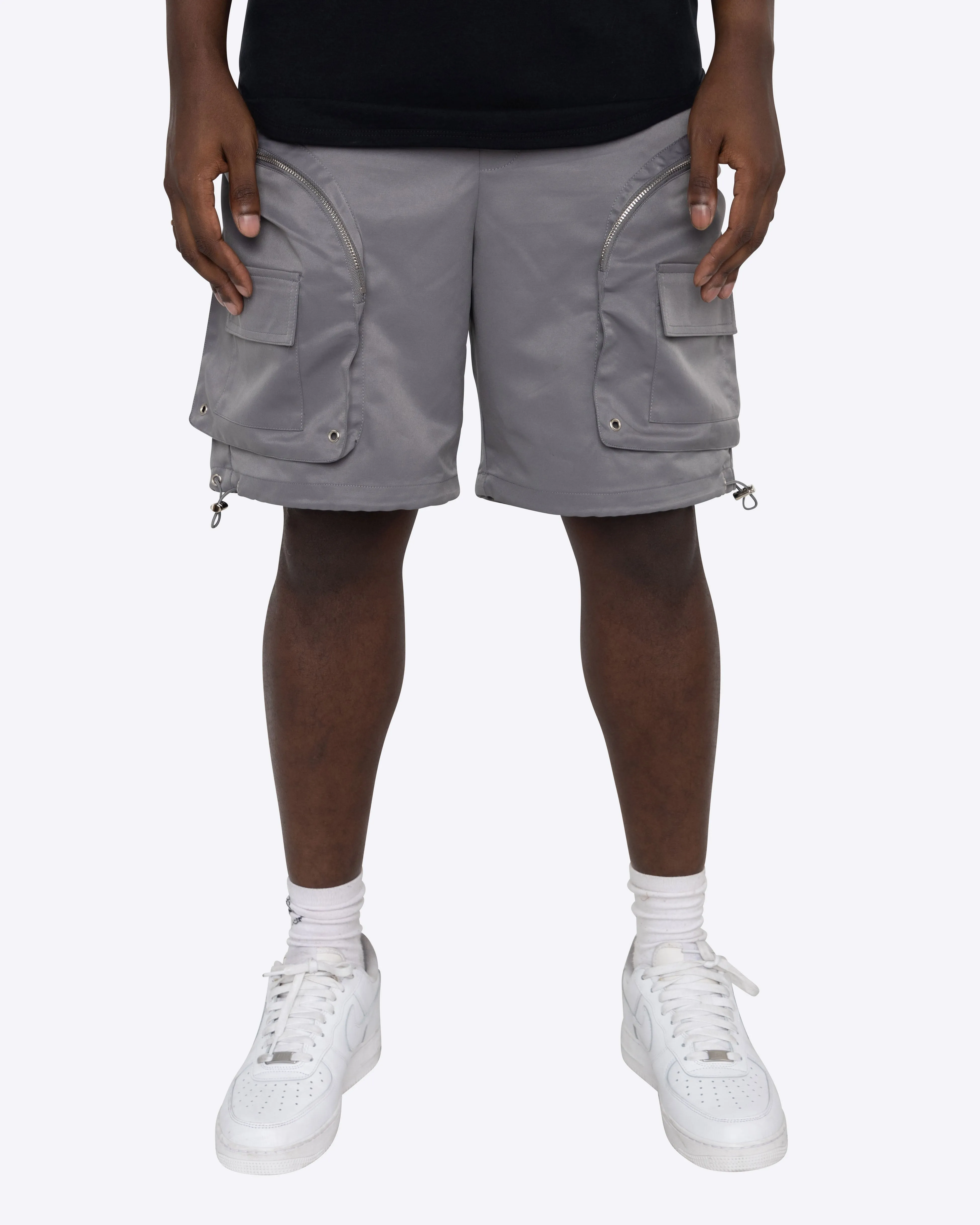 EPTM PAVEMENT CARGO SHORTS-GREY