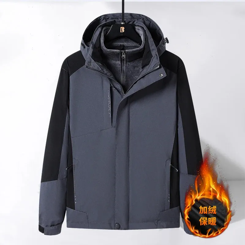 Fashion Male Army Breathable Tactical Jacket Women's Winter Hooded Jacket Thick Warm Parka Snow Windbreaker Coats Clothing