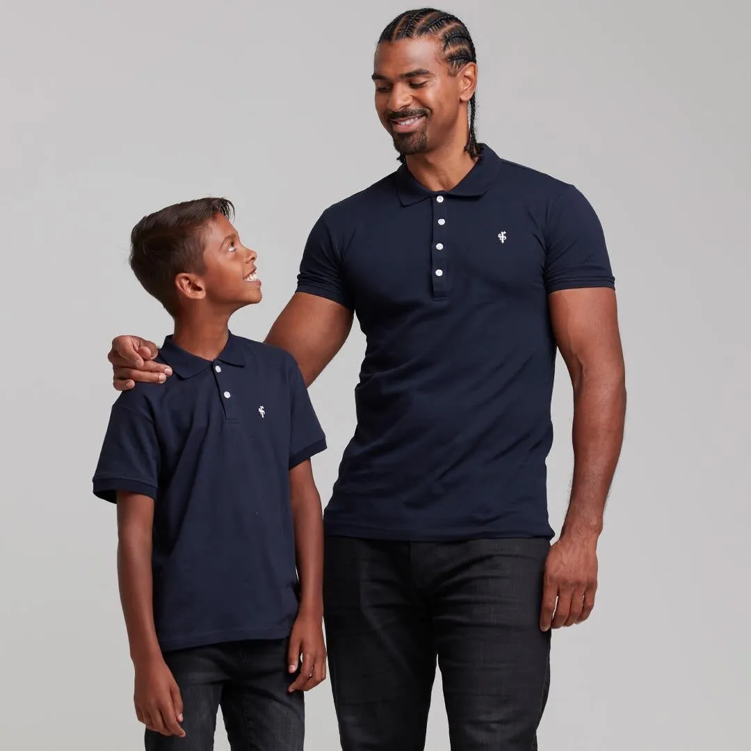 Father Sons Boys Classic Navy Polo Shirt - FSB020 (LAST CHANCE)