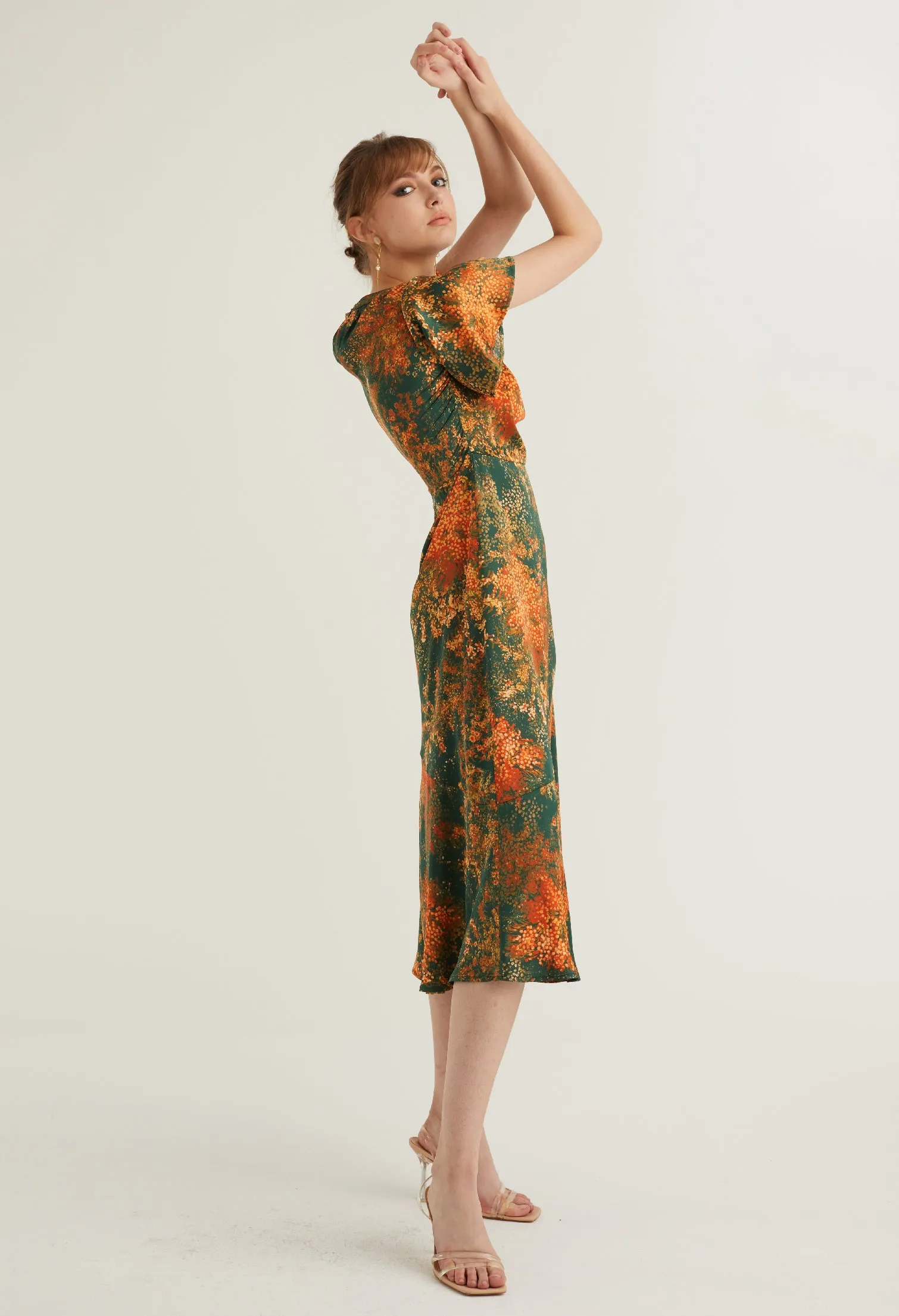 Floral Burst Sheath Dress