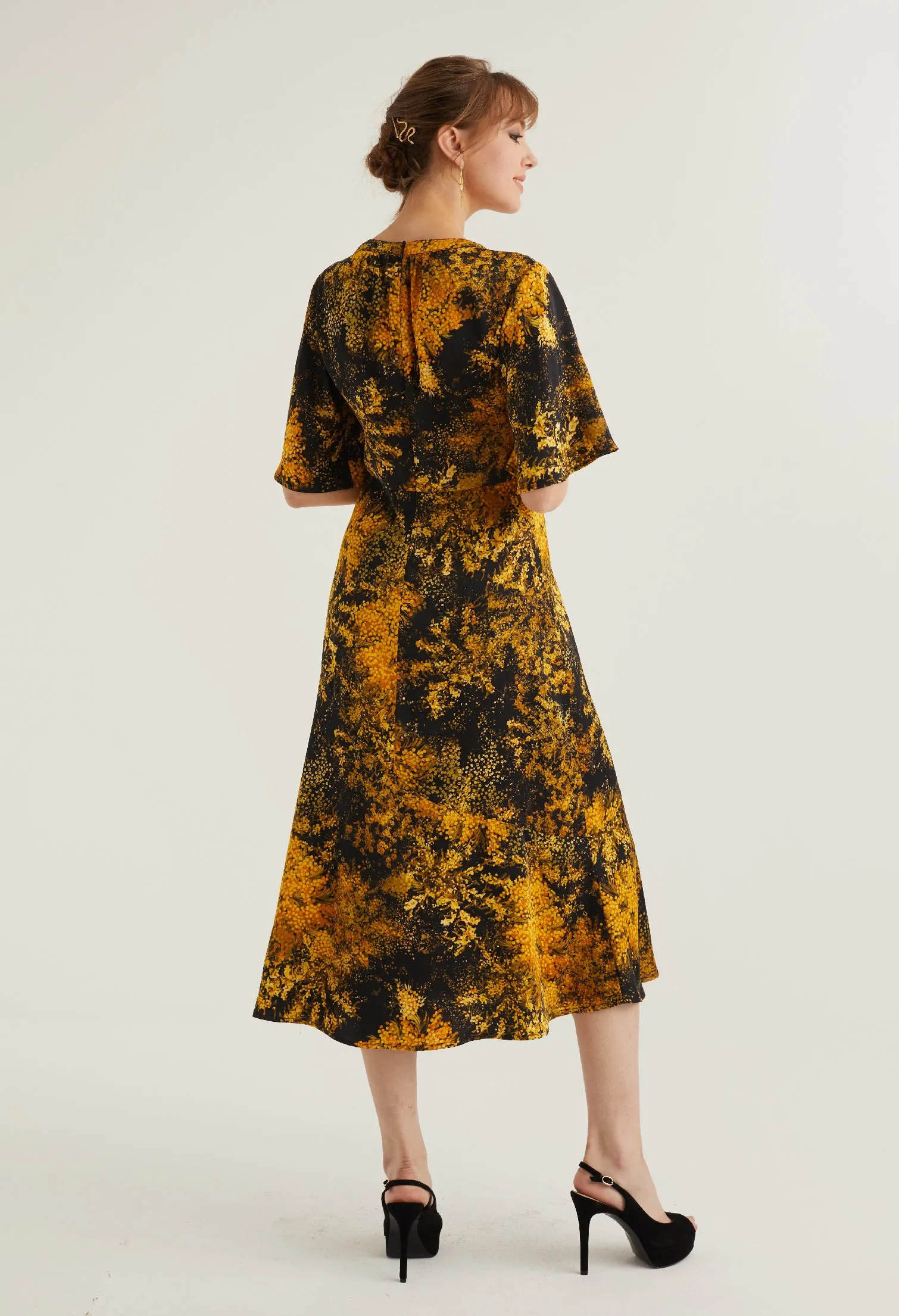 Floral Burst Sheath Dress