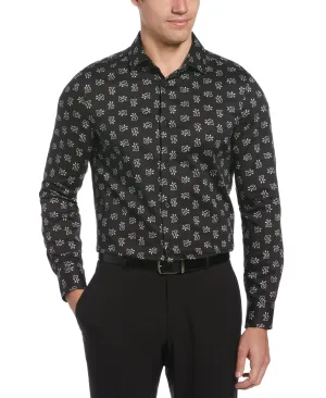 Floral Print Twill Shirt