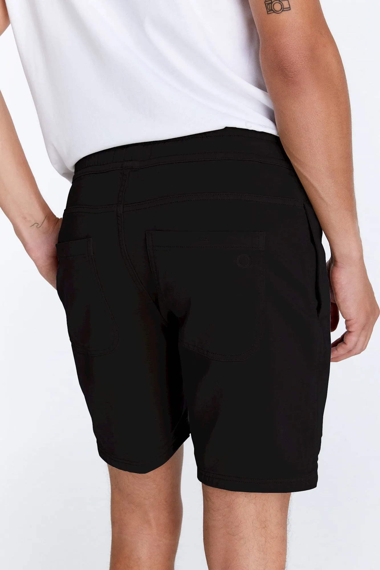 Fred Jogger Chino Shorts Black