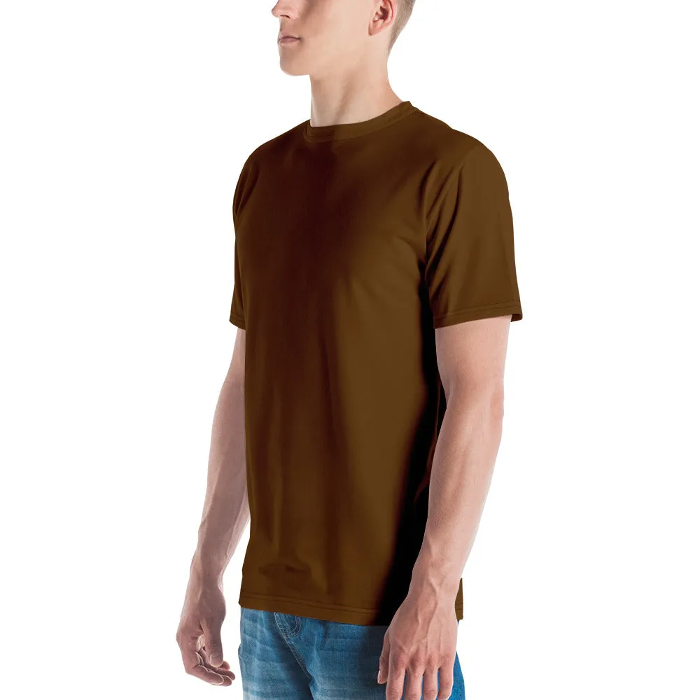 GG - Men's Crew Neck T-shirt - Brown