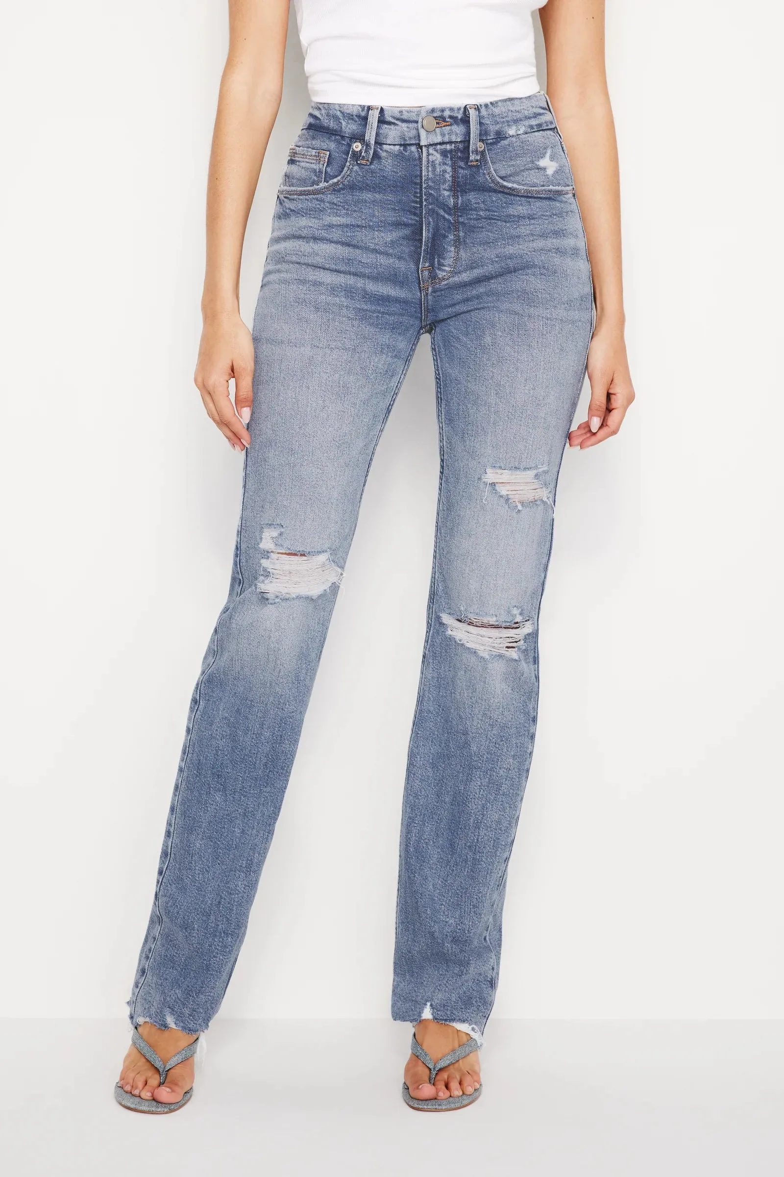 Good Icon Straight Jeans Indigo