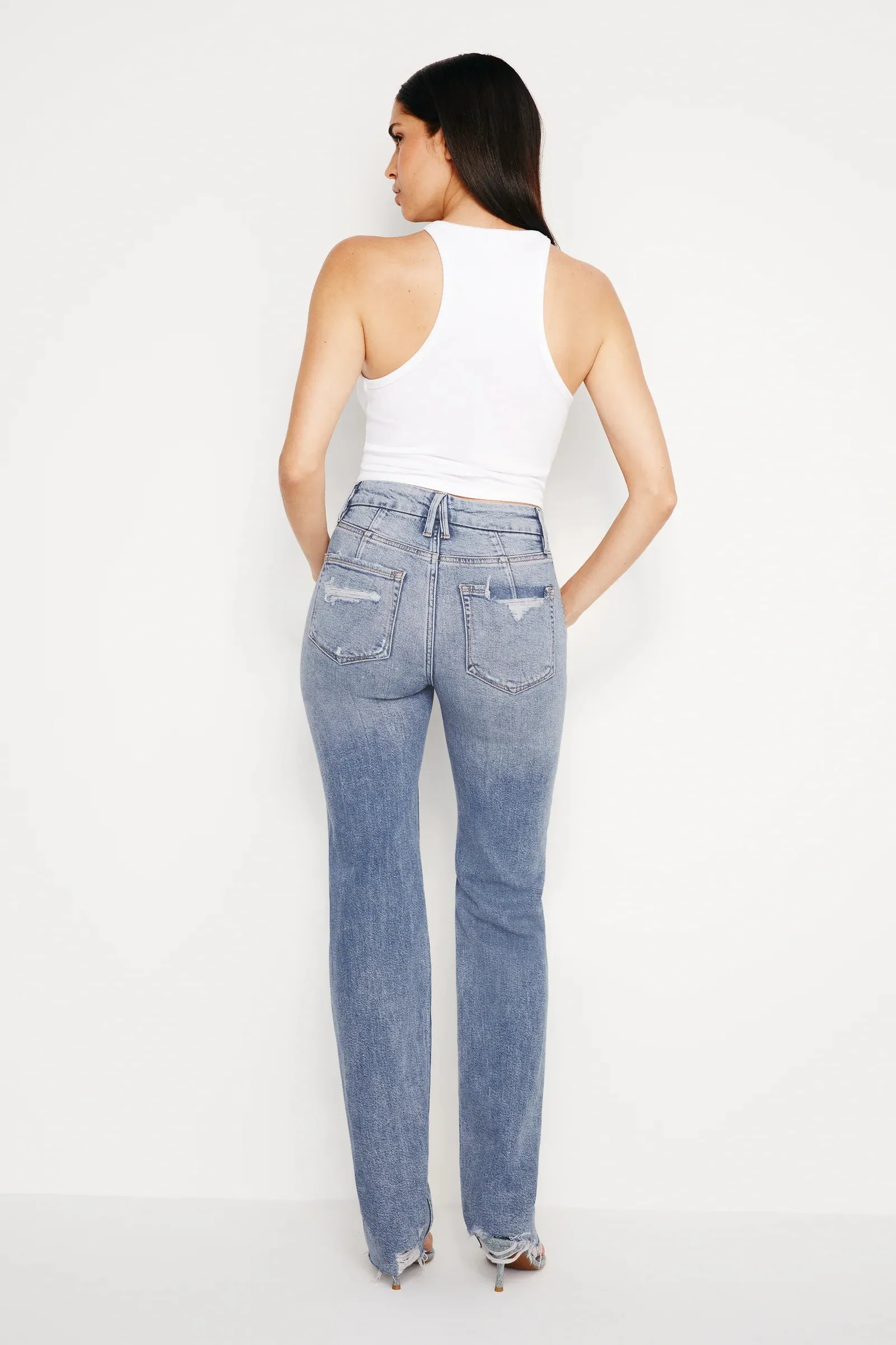 Good Icon Straight Jeans Indigo