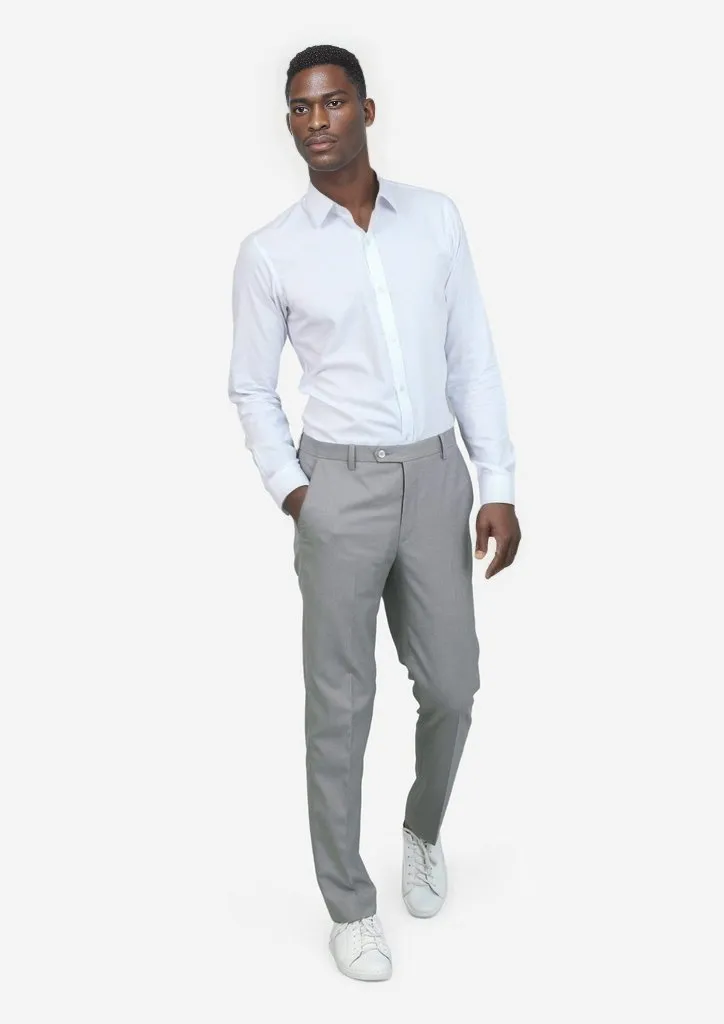 Harbor Grey Sharkskin Suit - English Party