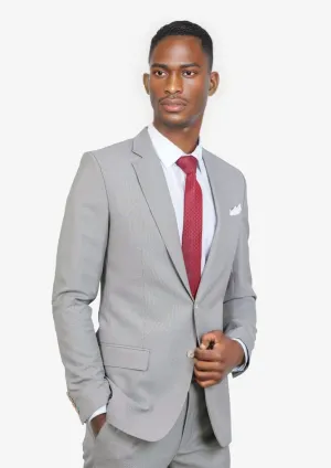 Harbor Grey Sharkskin Suit - English Party