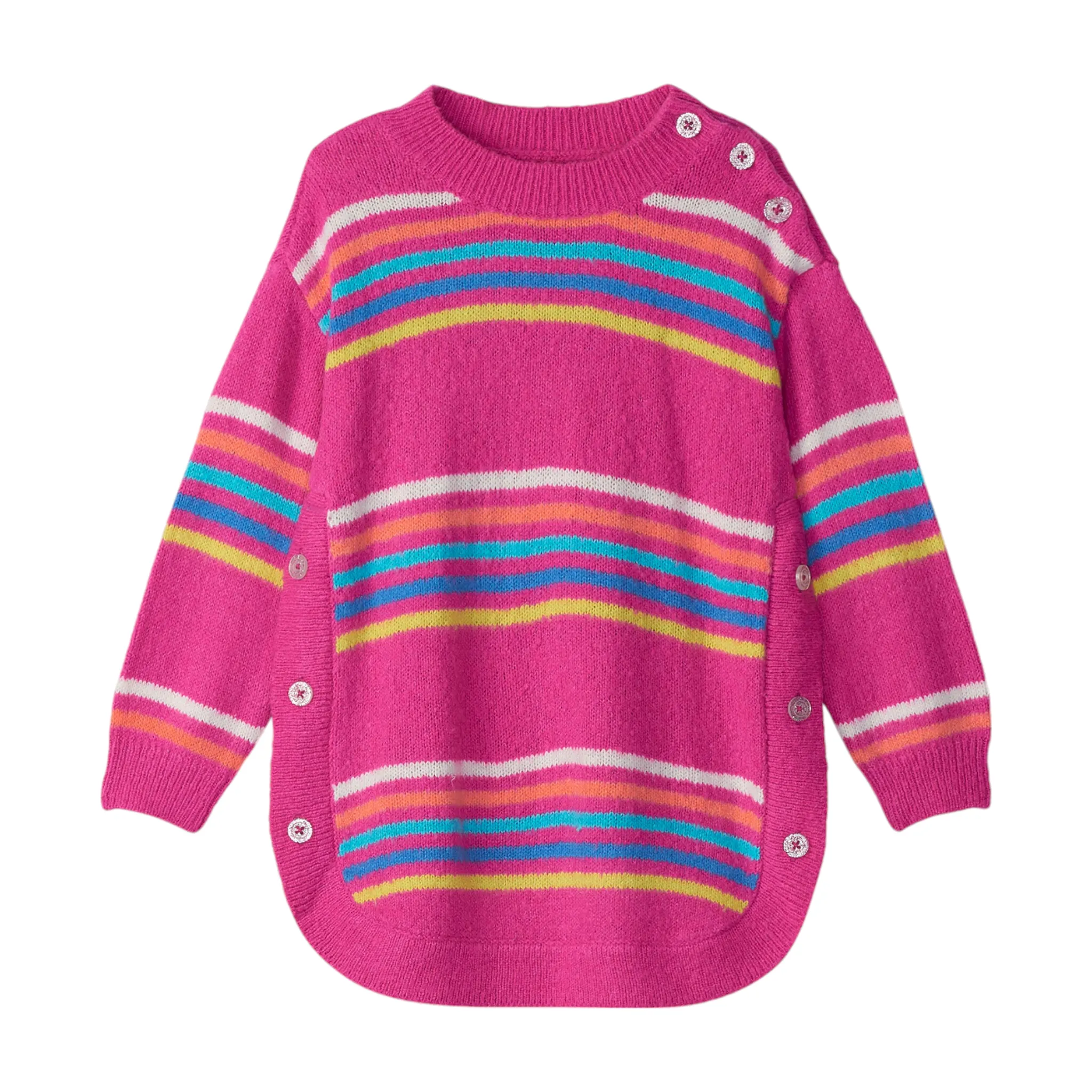 Hatley Rainbow Stripe Chunky Sweater Tunic