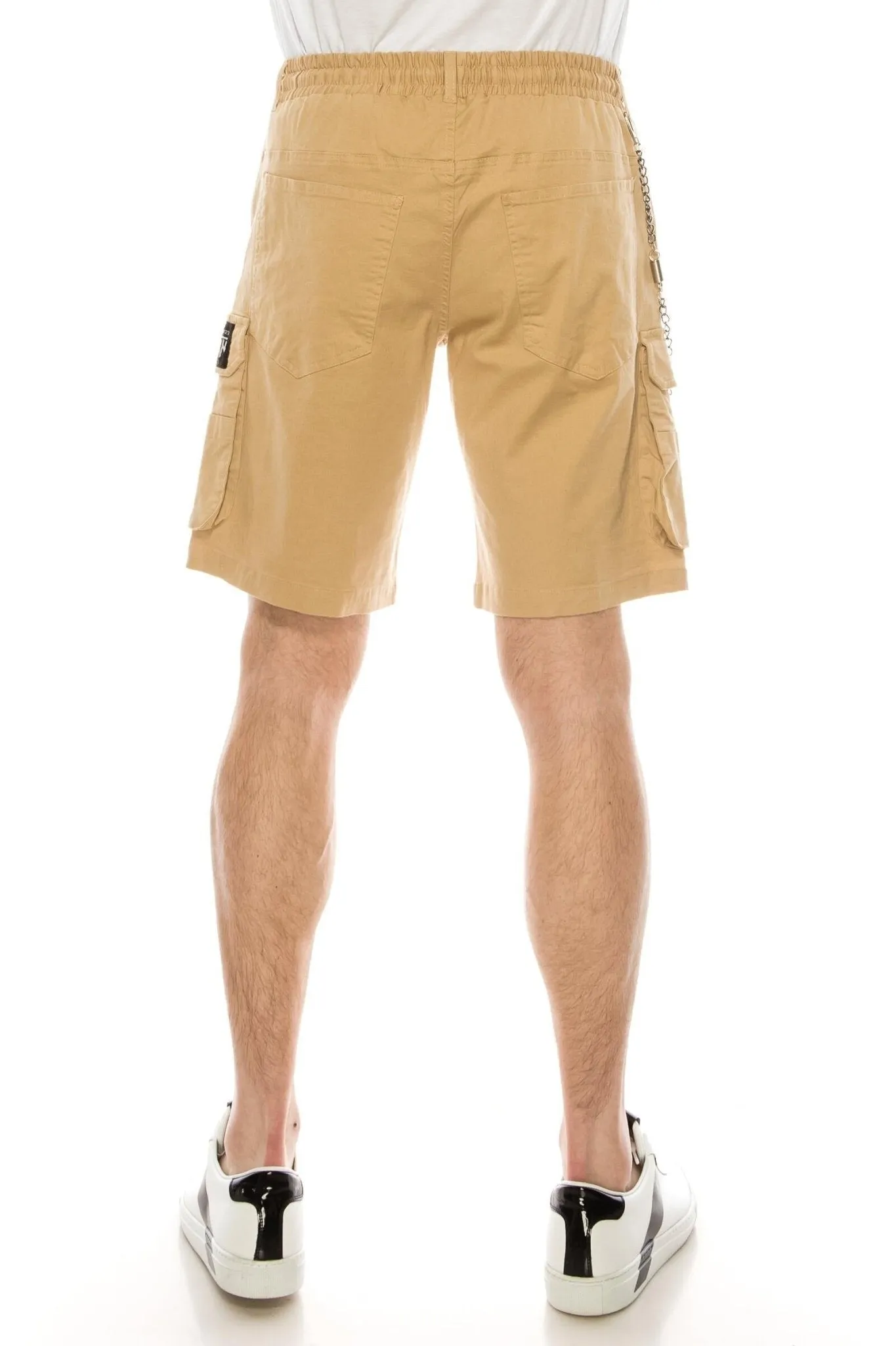 Keychain Cargo Shorts - Camel