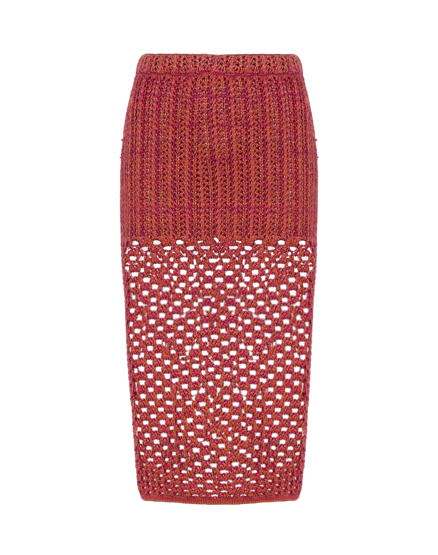 Knit Aria Midi Skirt - Berry Burst