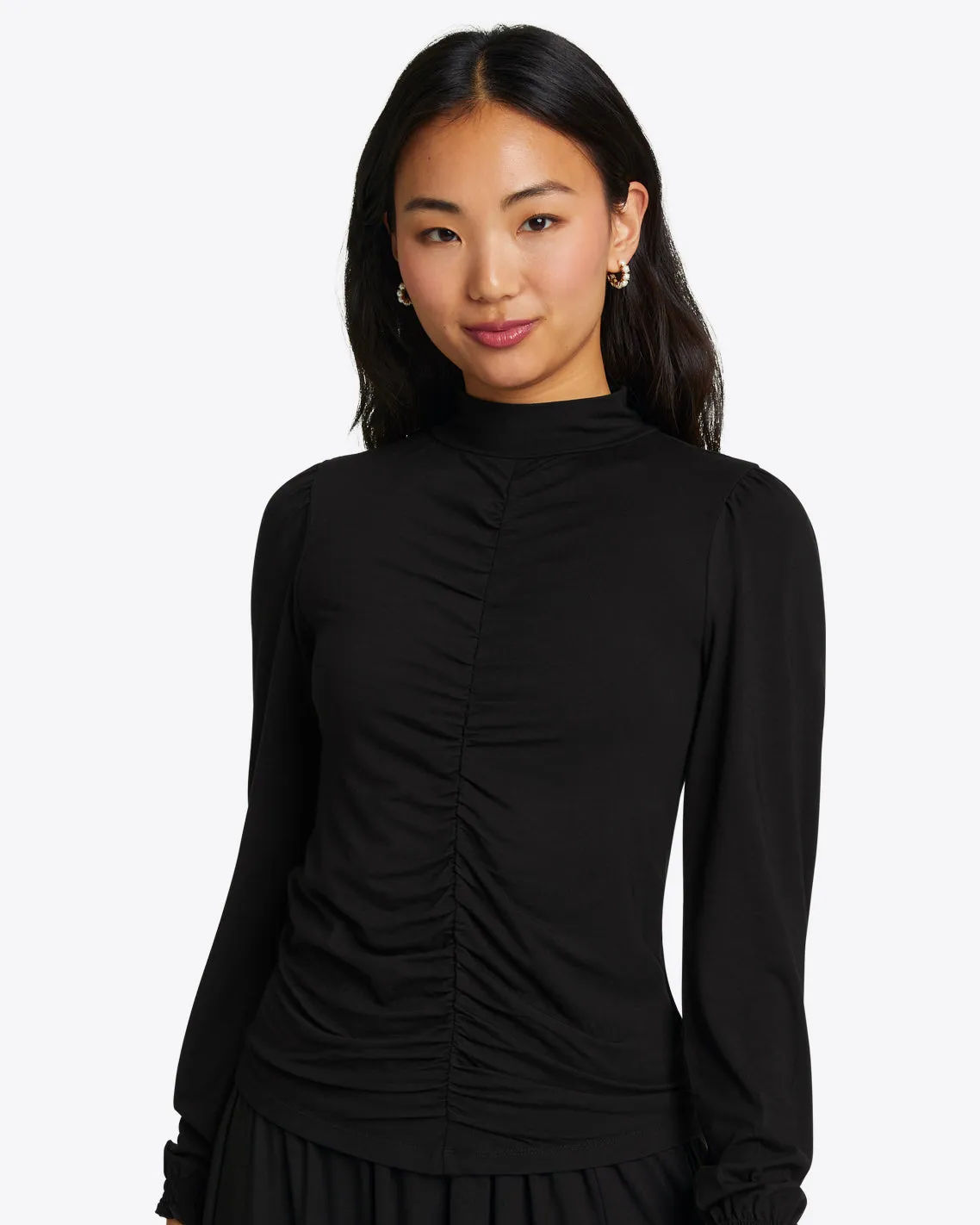 Knit Turtleneck in Black