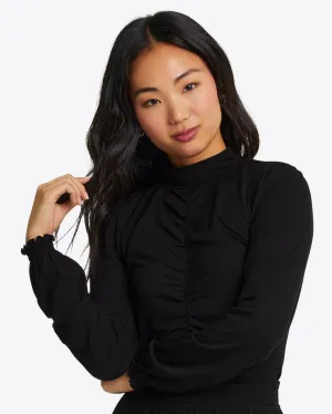 Knit Turtleneck in Black