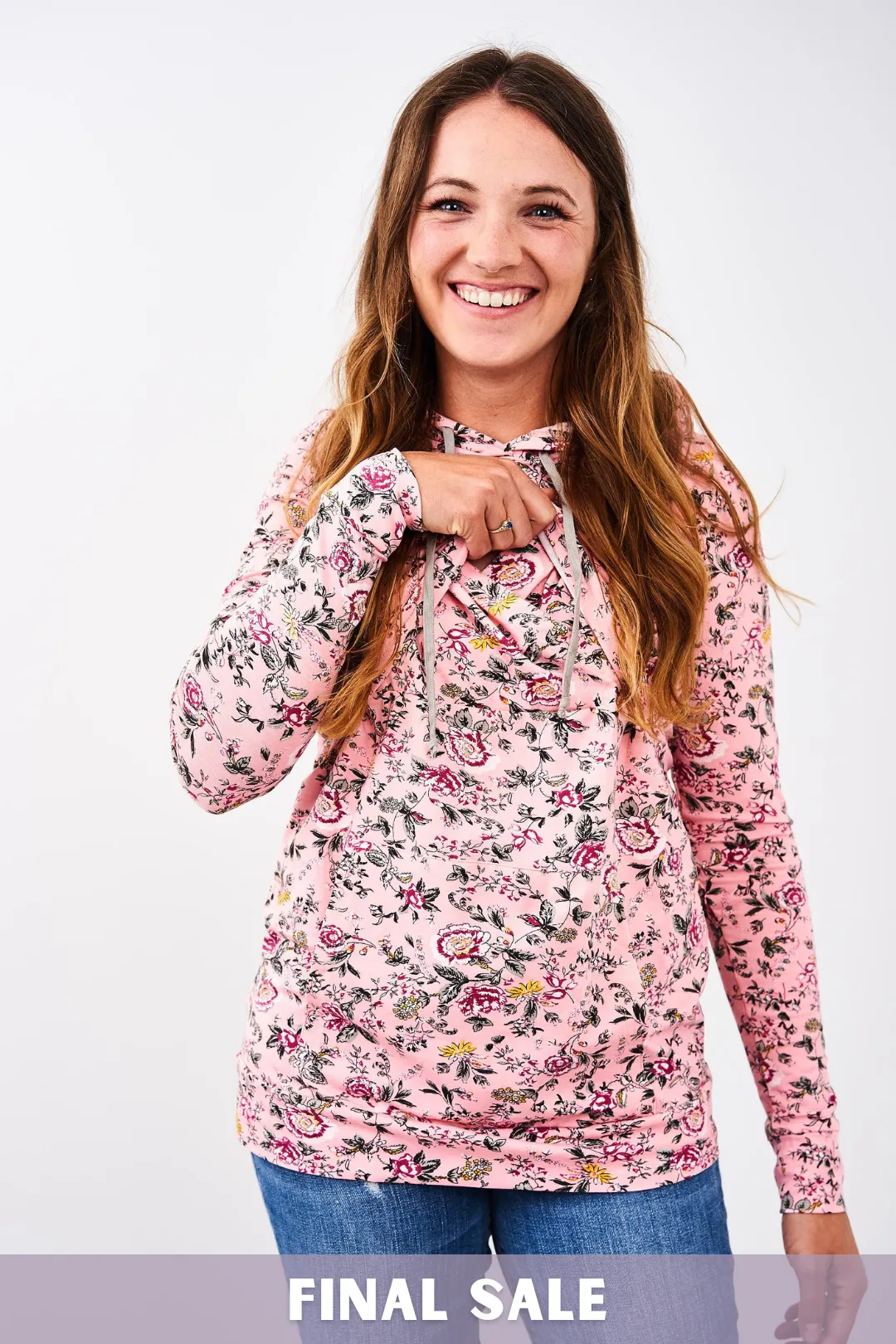 Latched Mama Lightweight Cotton Nursing Hoodie - Final Sale